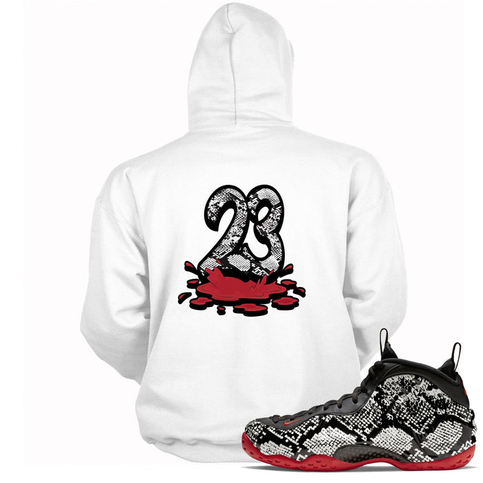 23 Melting Hoodie Nike Air Foamposite One Albino Snakeskin photo 