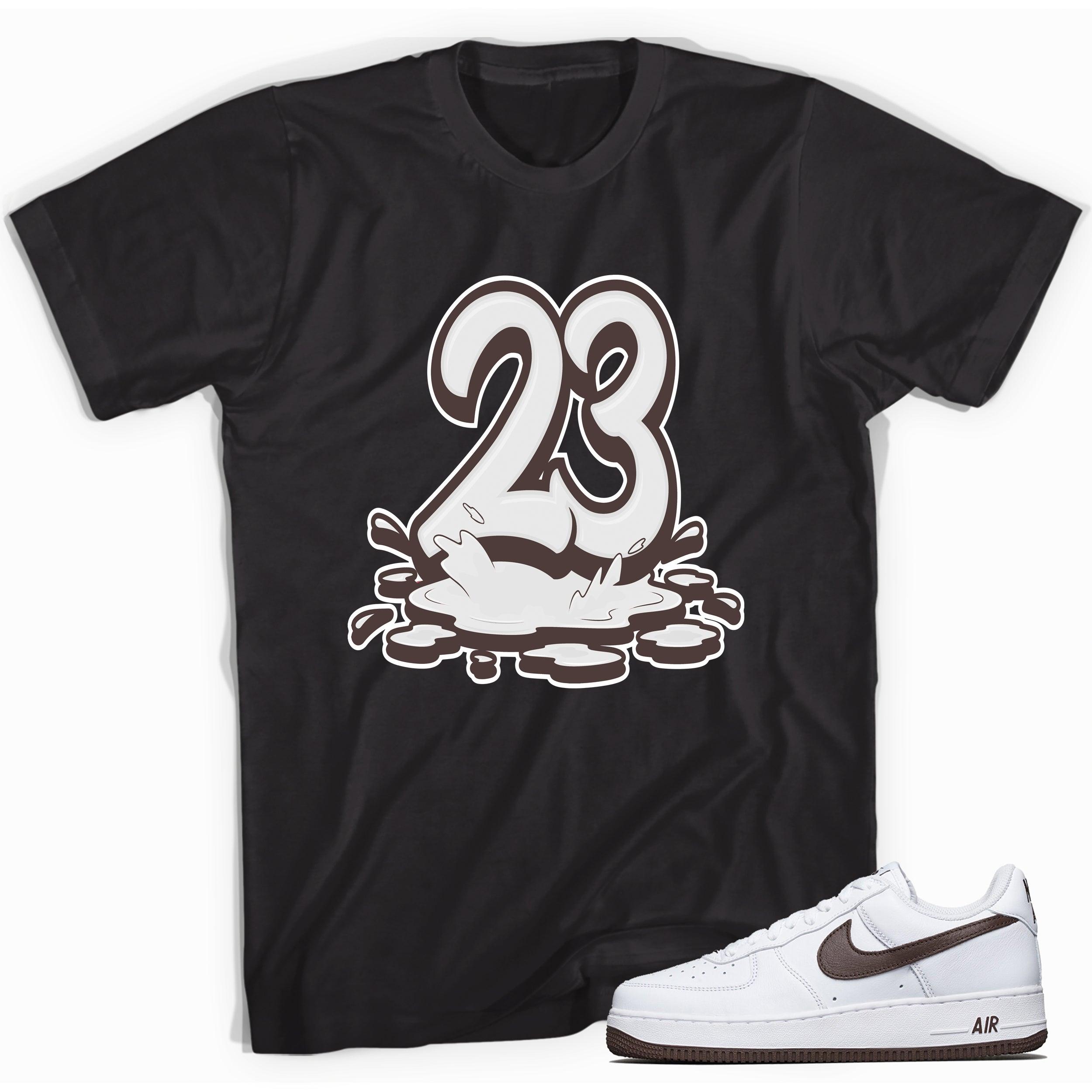 23 Melting Sneaker Tee Nike Air Force 1 Low White Chocolate photo