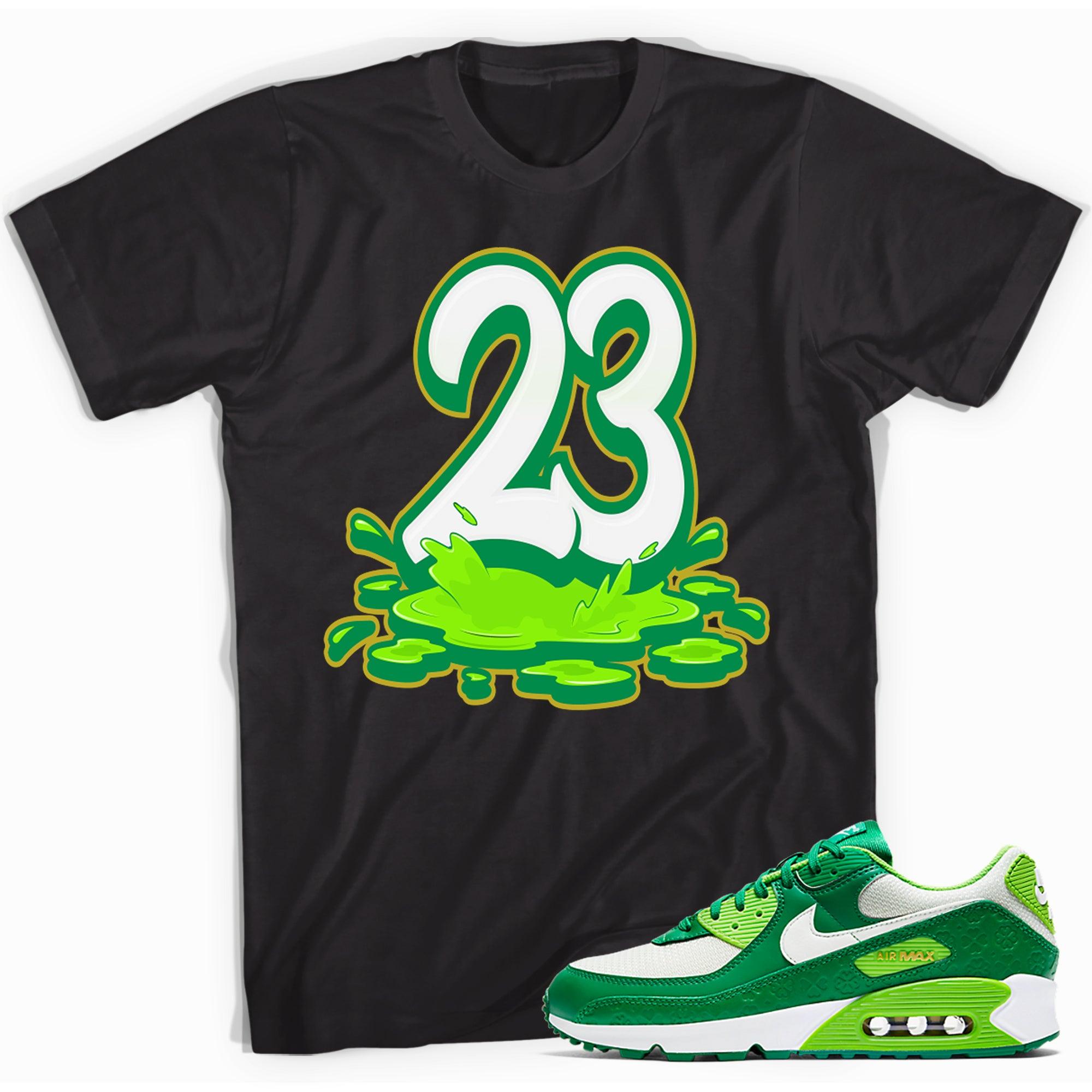 Number 23 Melting Shirt Air Max 90 St Patricks Day photo