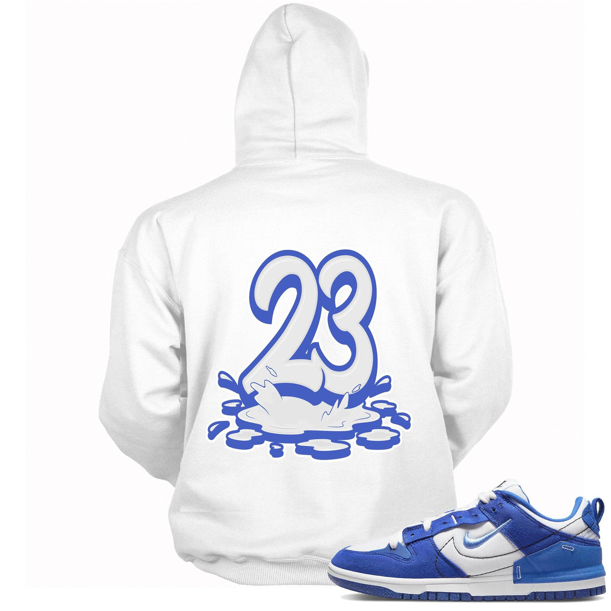 23 Melting Hoodie Nike Dunk Low Disrupt 2 Hyper Royal photo