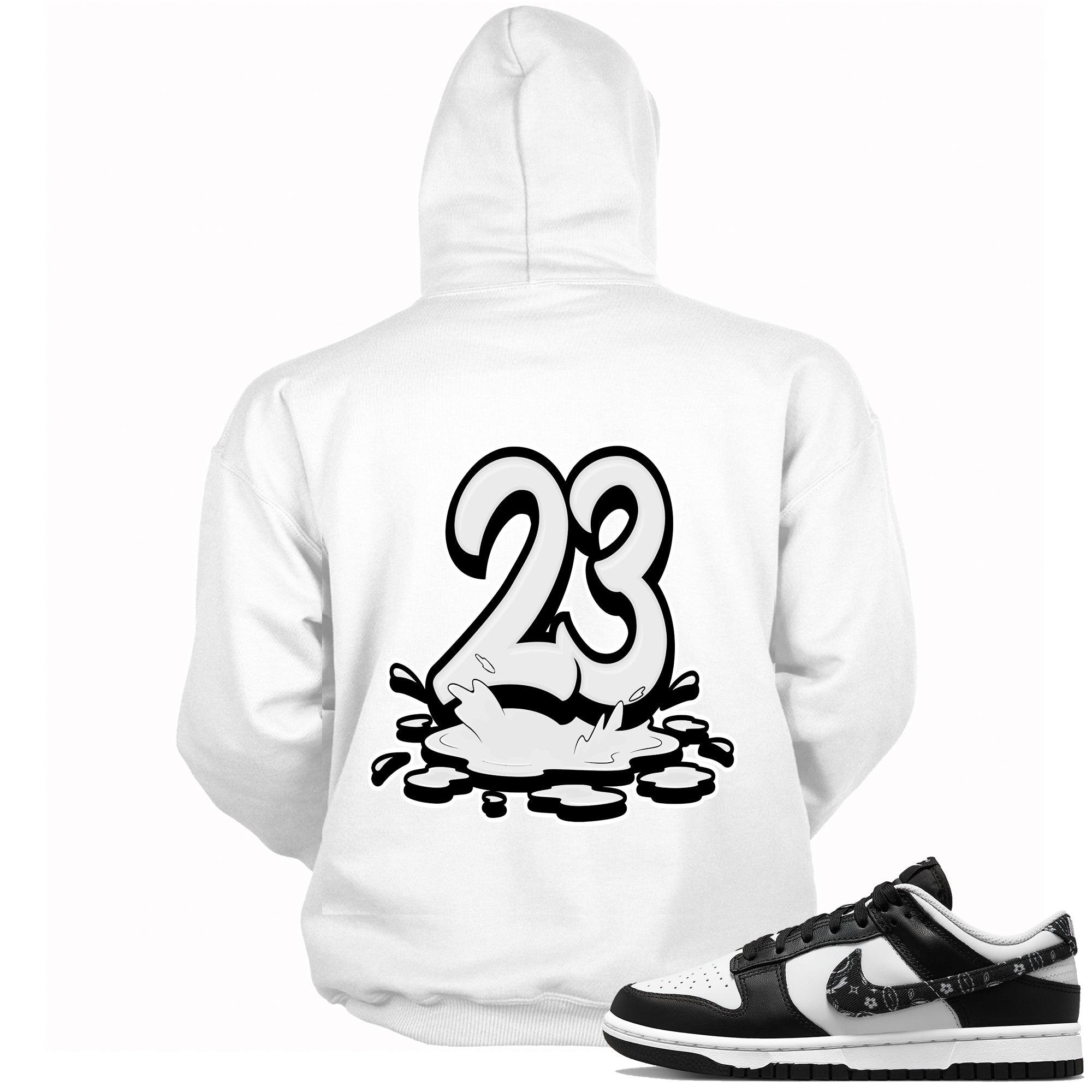 23 Melting Sweatshirt Nike Dunk Low Essential Black Paisley photo