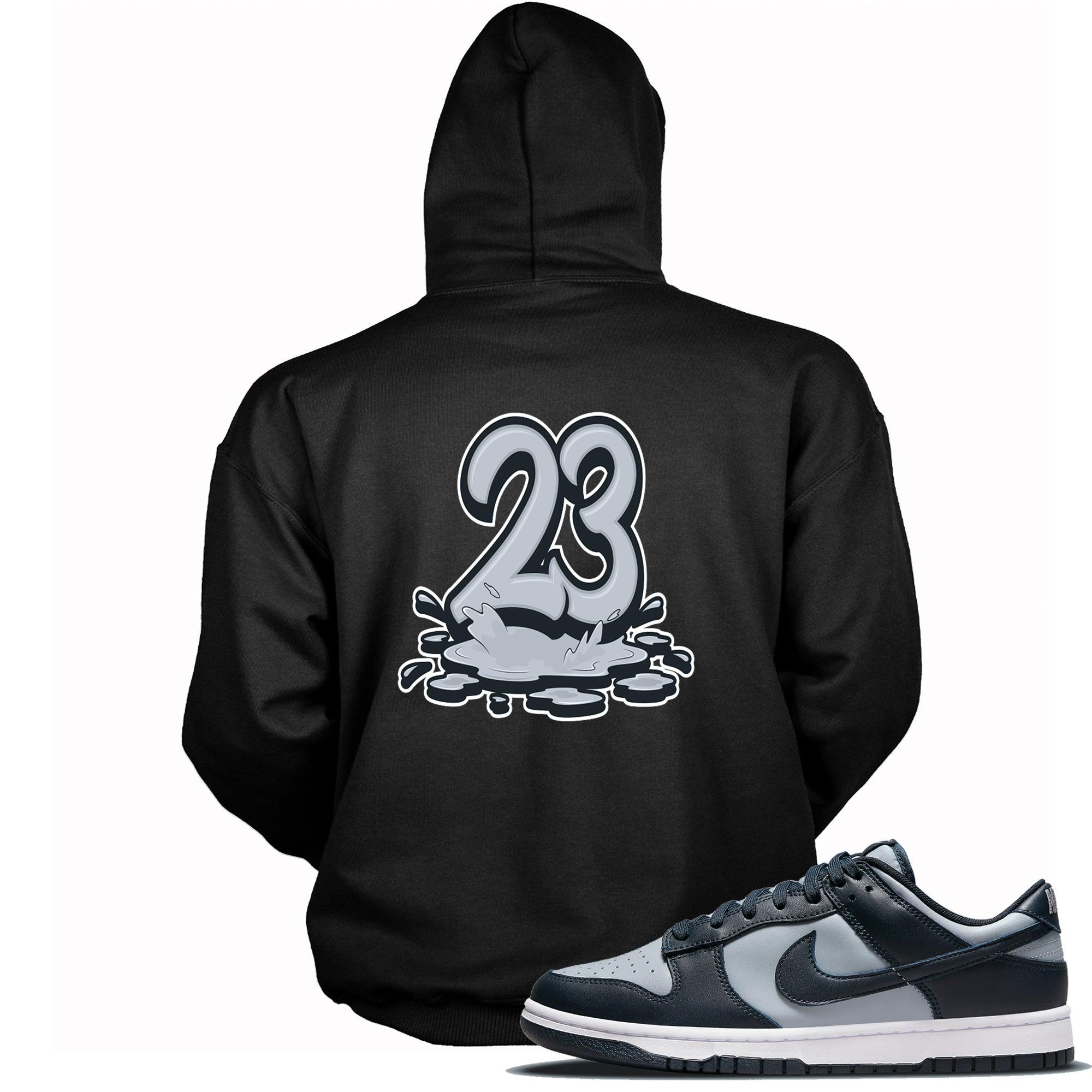 Number 23 Melting Hoodie Nike Dunk Low Georgetown photo