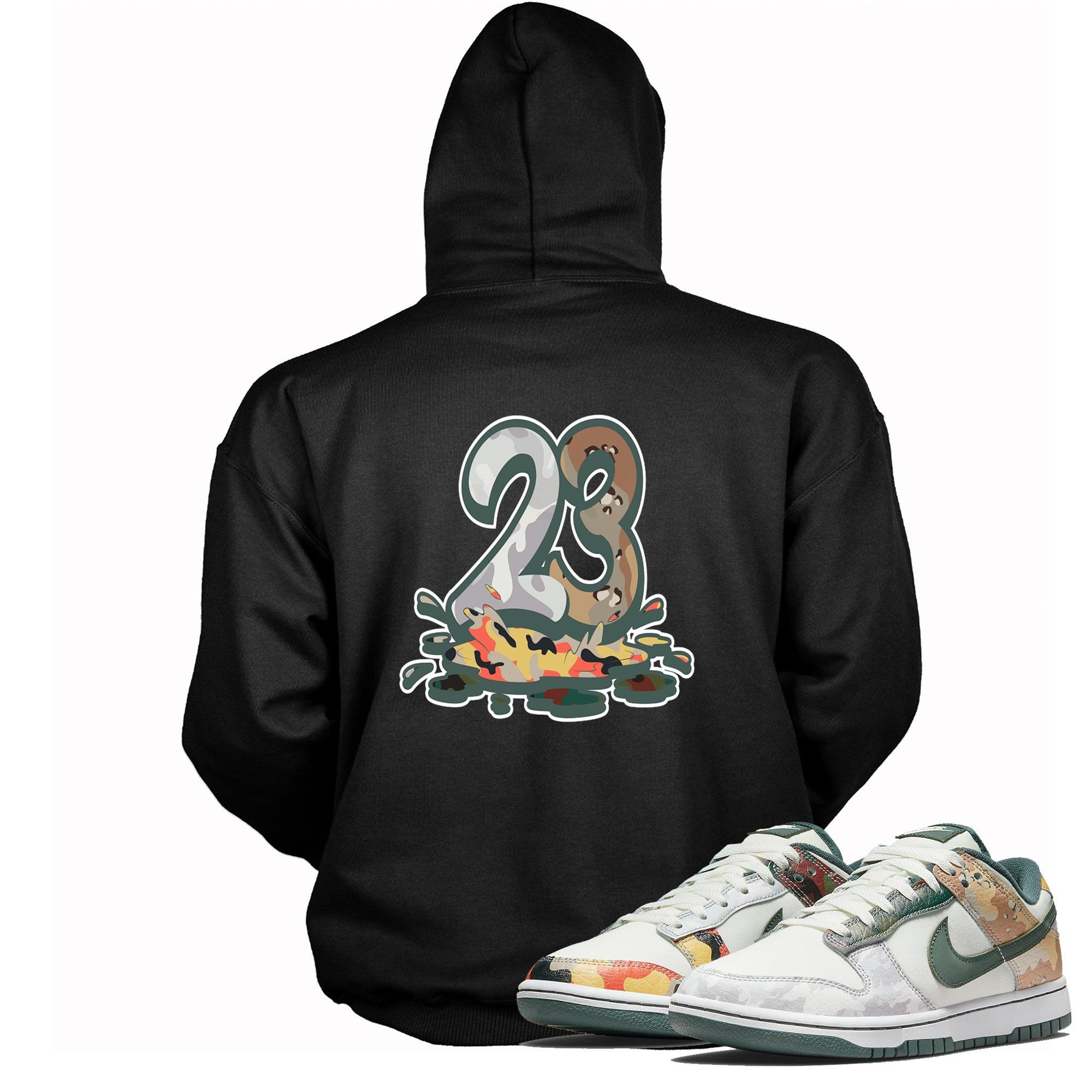 23 Melting Sweatshirt Nike Dunk Low Sail Multi Camo photo