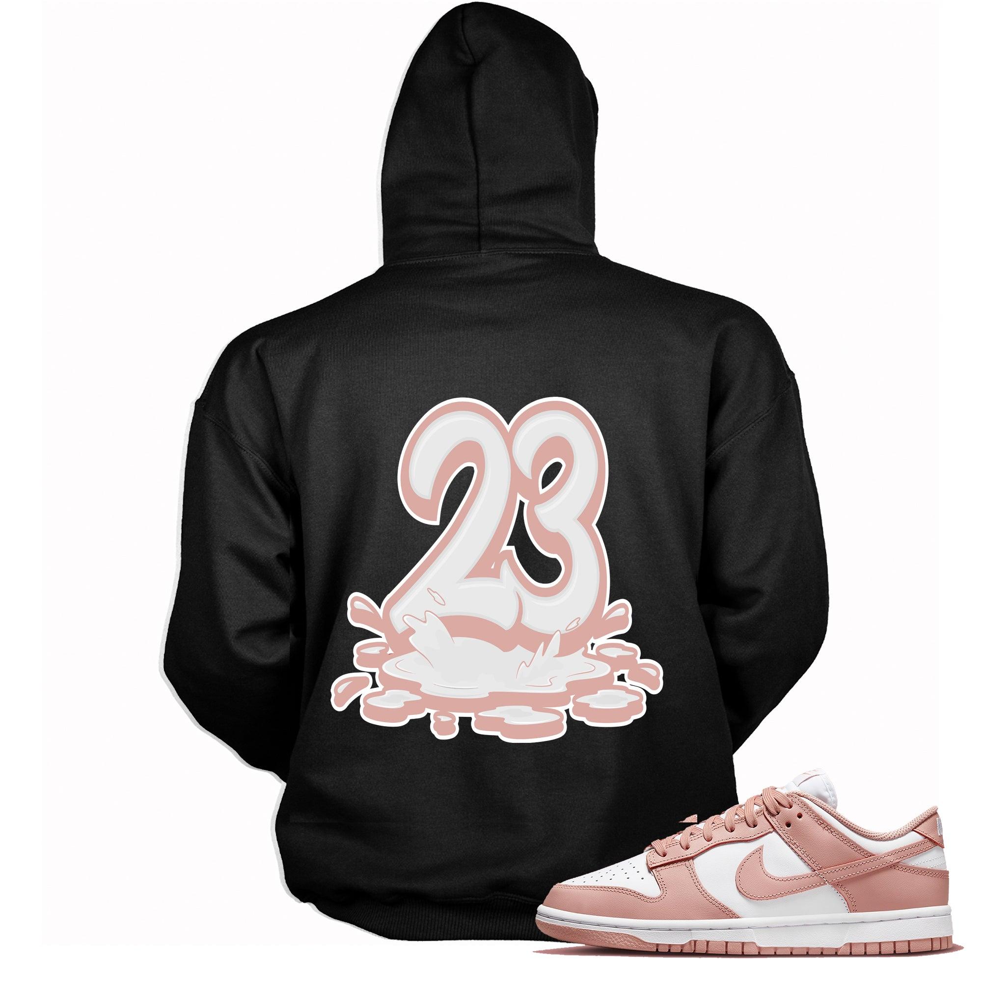 Number 23 Melting Hoodie Nike Dunk Low Womens Rose Whisper photo