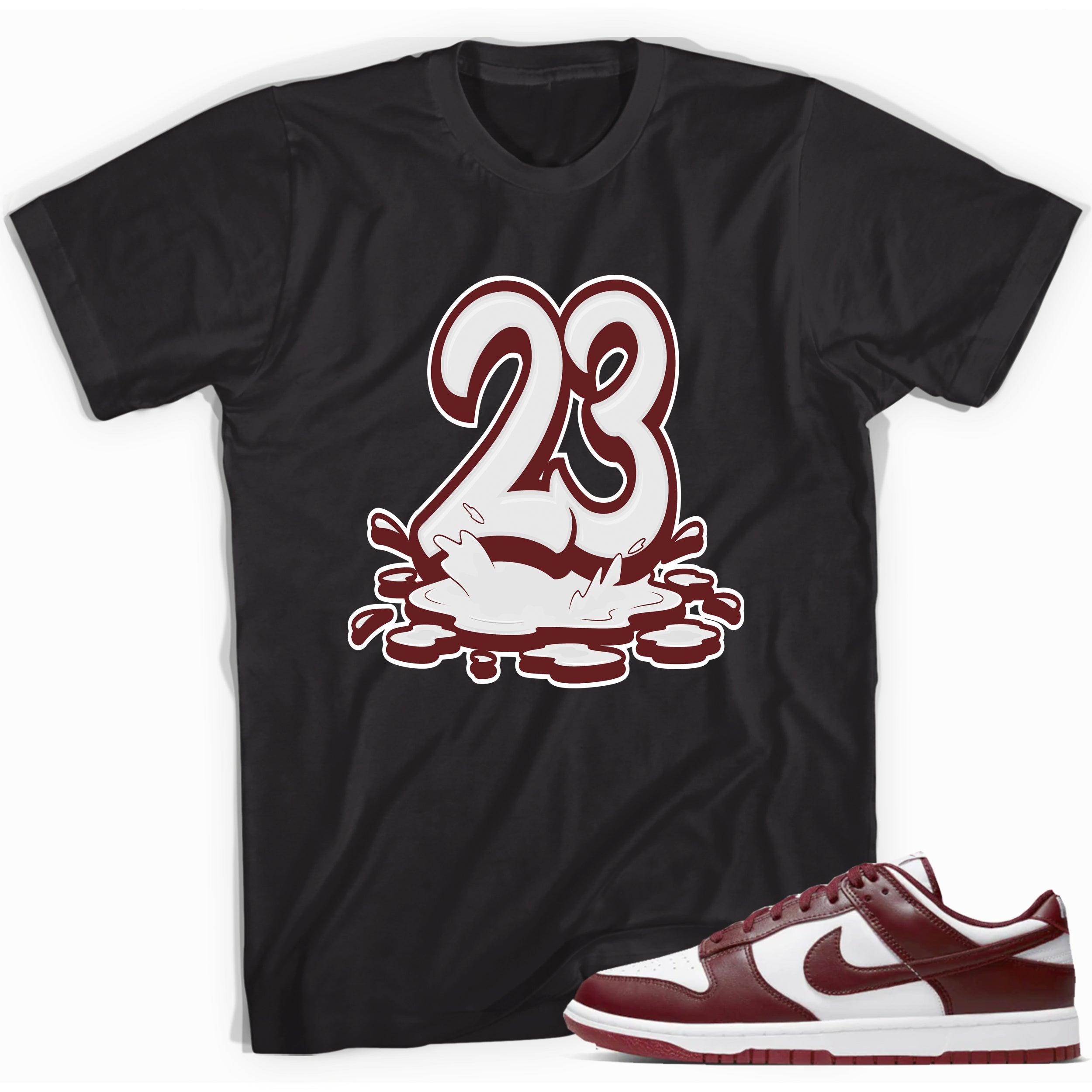 23 Melting Shirt Nike Dunk Low Team Red photo
