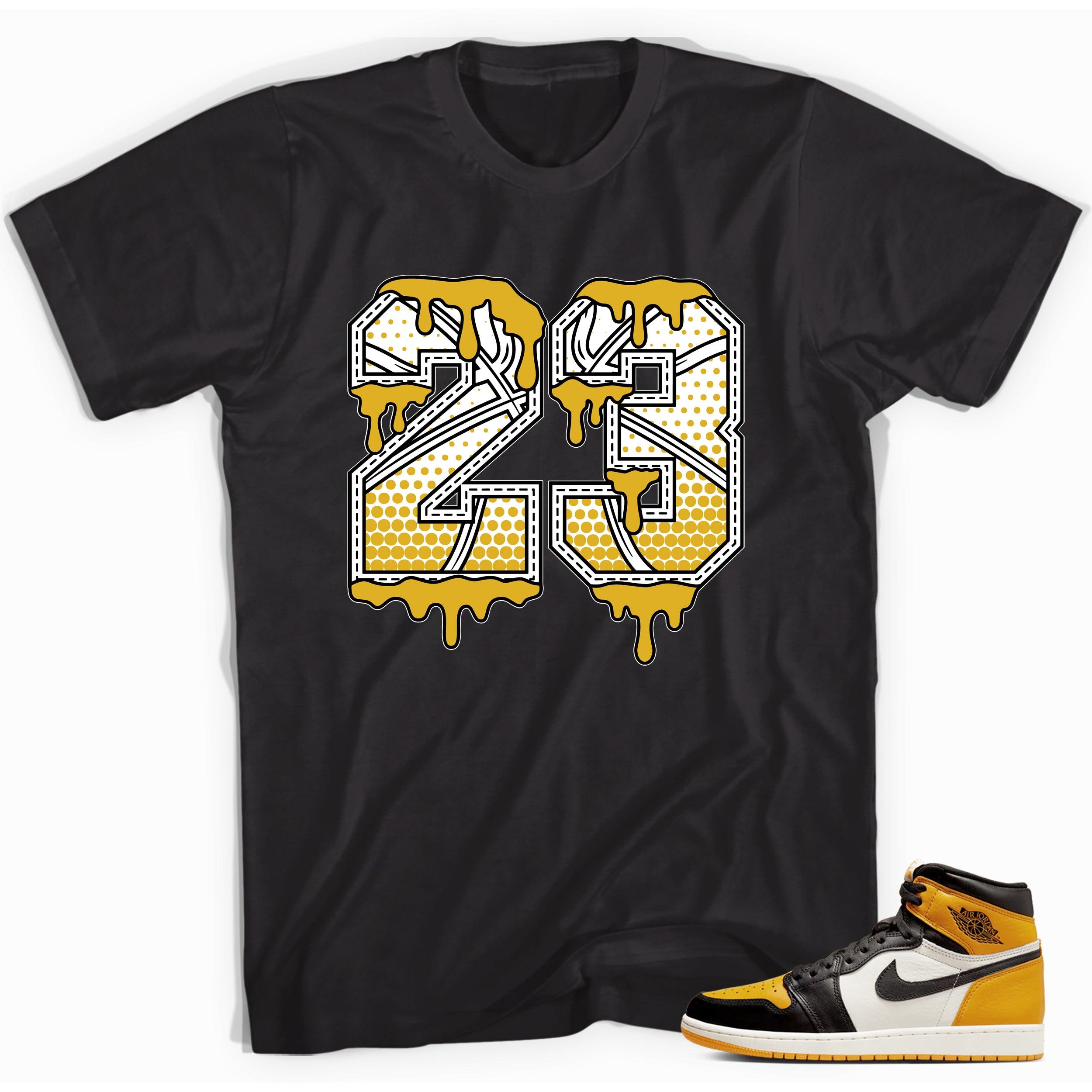 Number 23 Ball Shirt AJ 1 Retro High OG Taxi photo