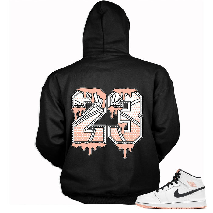 Number 23 Ball Hoodie AJ 1 Mid Arctic Orange photo