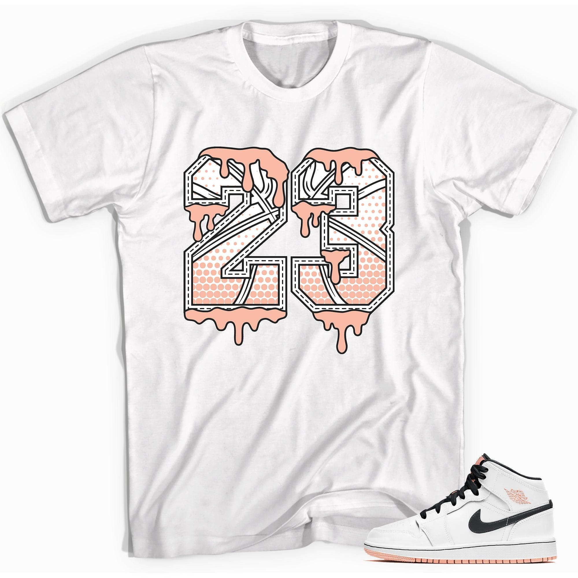 23 Ball Sneaker Tee AJ 1 Mid Arctic Orange photo