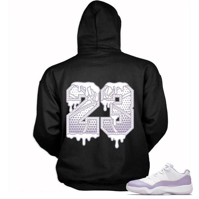 Number 23 Ball Hoodie AJ 11 Retro Low Pure Violet photo