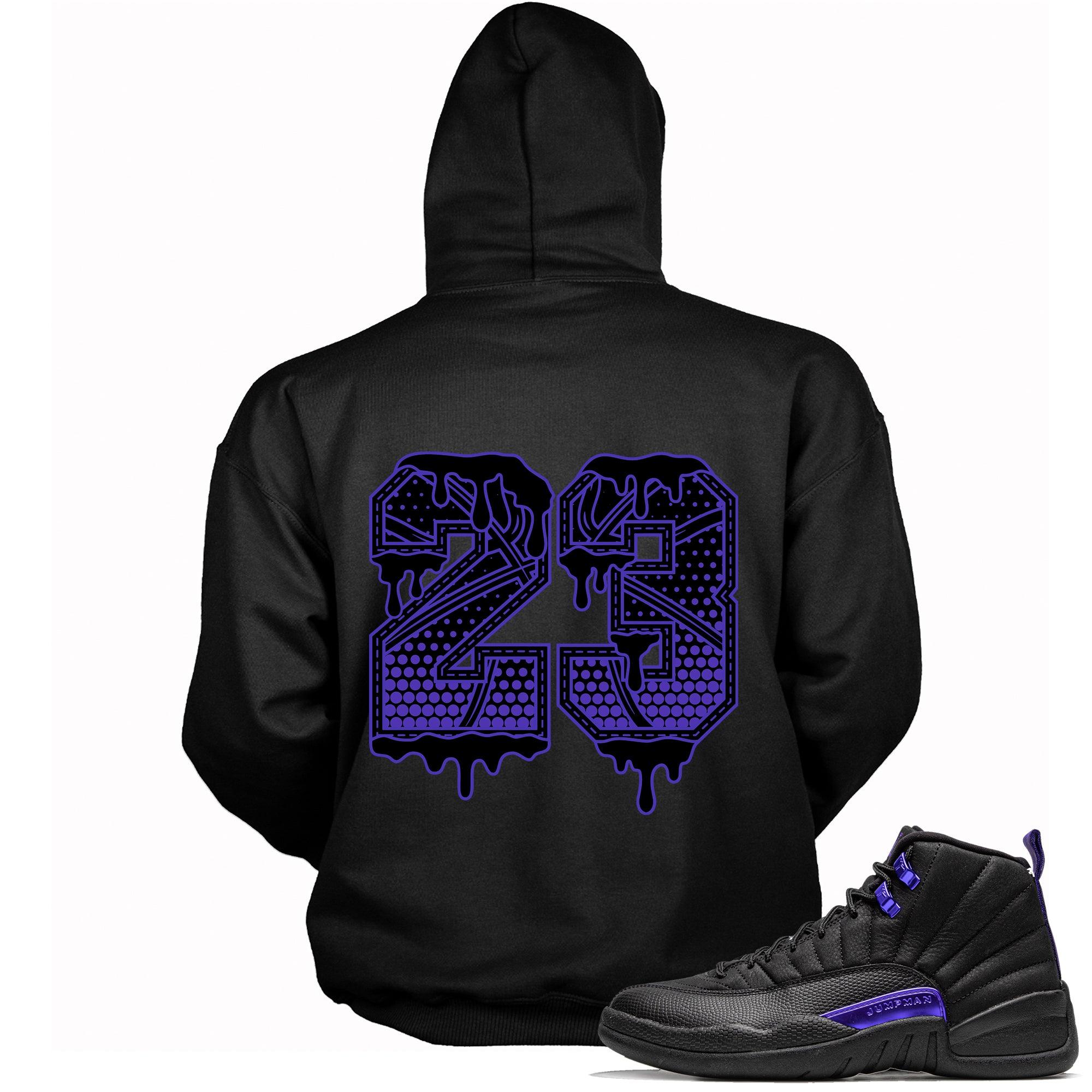23 Ball Hoodie AJ 12 Retro Black Dark Concord photo
