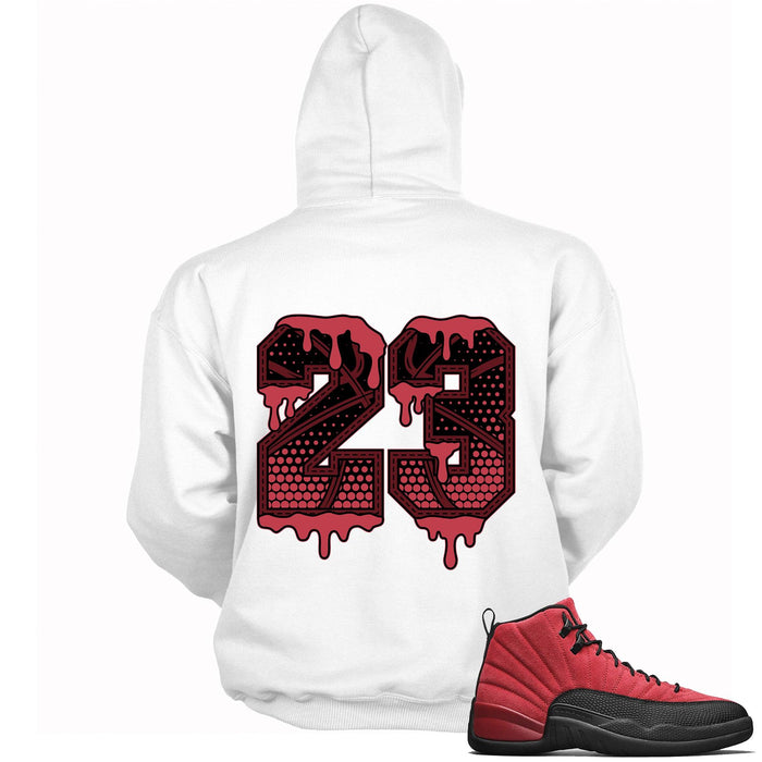 23 Ball Hoodie AJ 12 Retro Reverse Flu Game photo
