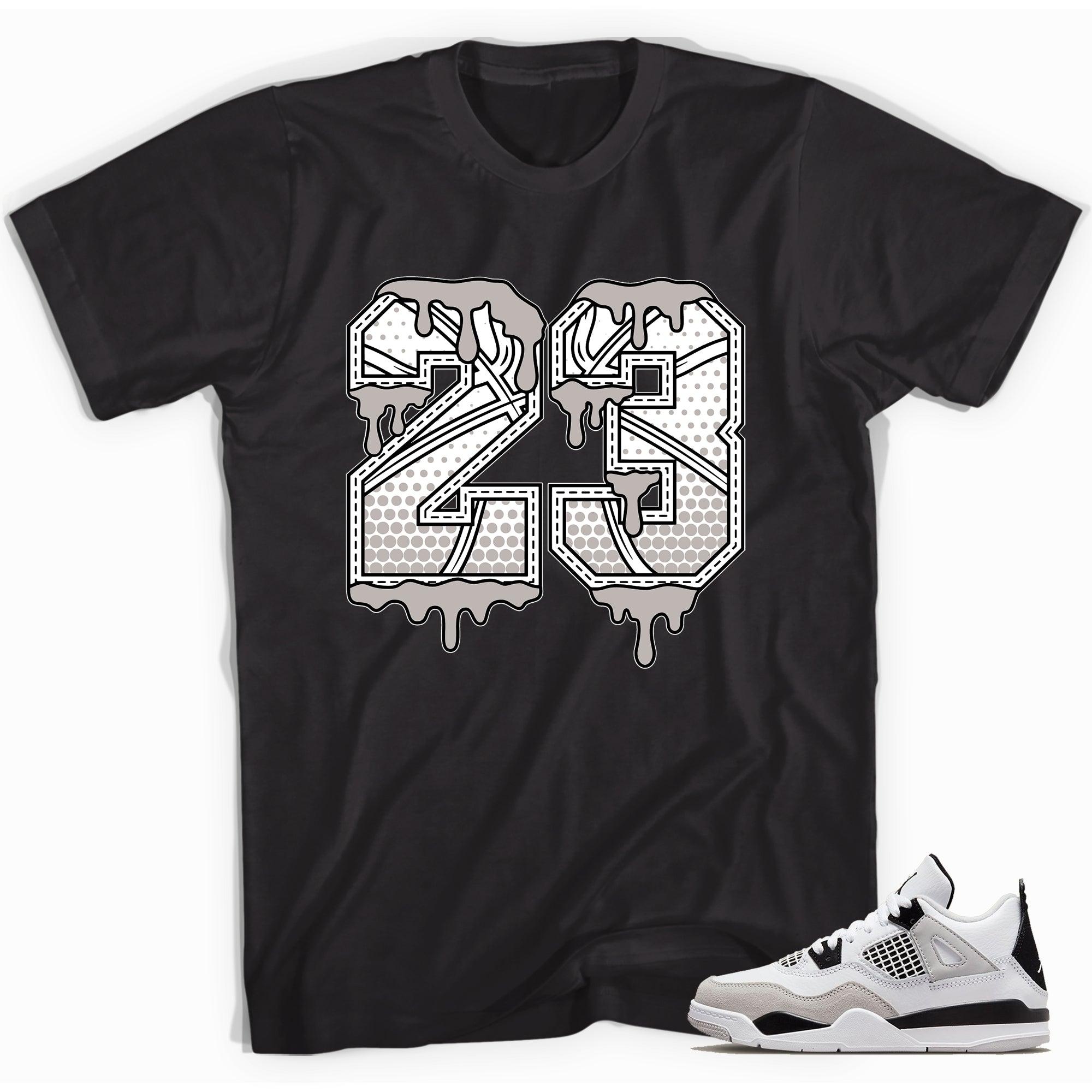 23 Ball Shirt AJ 4 Retro Military Black photo