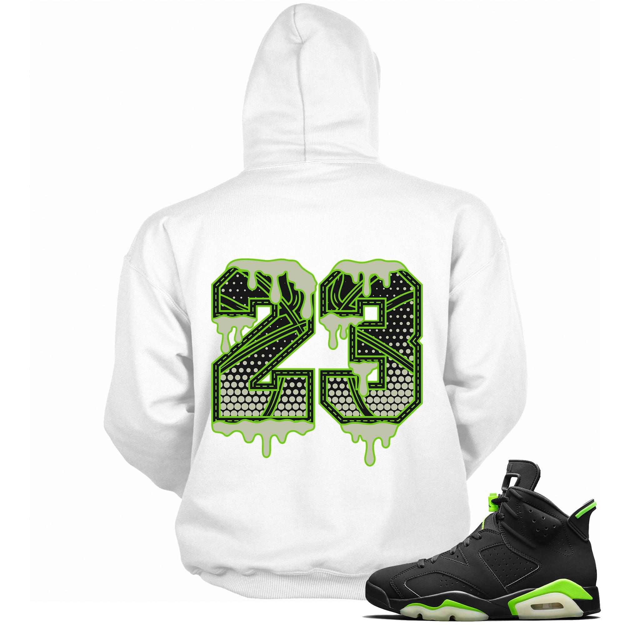 23 Ball Hoodie AJ 6 Retro Electric Green photo