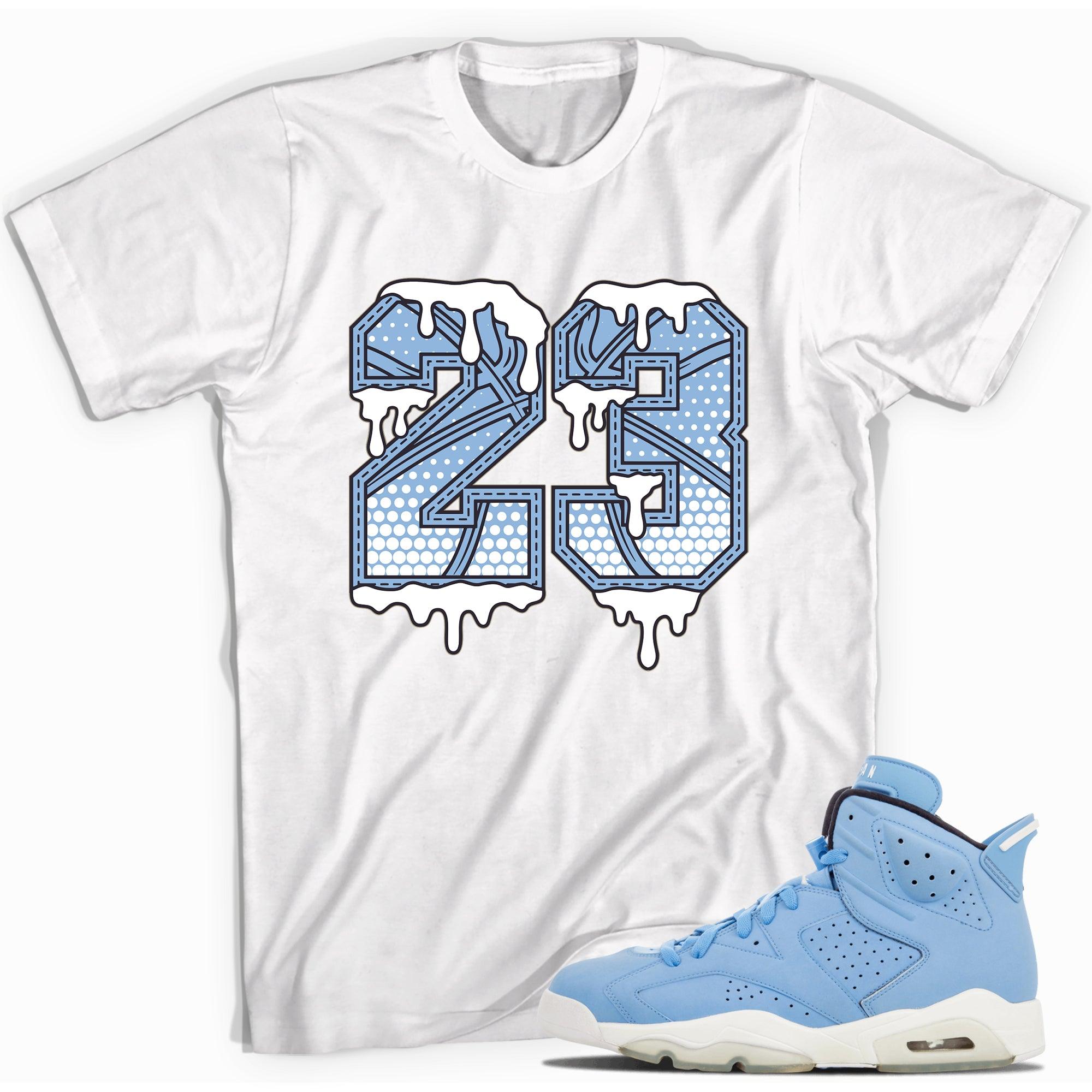 Number 23 Ball Shirt AJ 6 Retro GG Still Blue photo