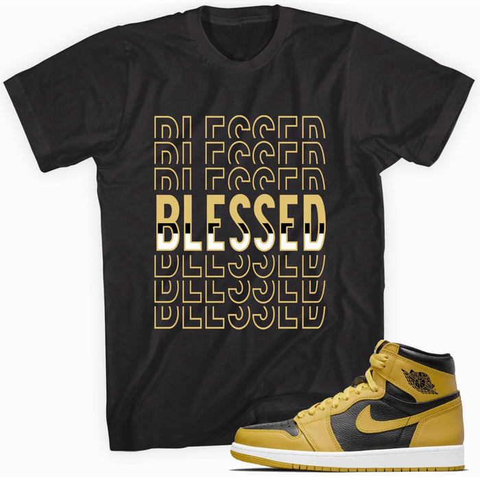 Blessed Sneaker Tee AJ 1s Retro High Pollen photo