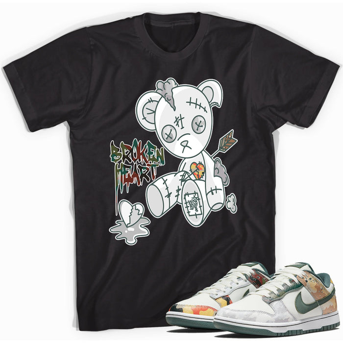 Broken Heart Bear Sail Multi Camo Dunks Shirt photo