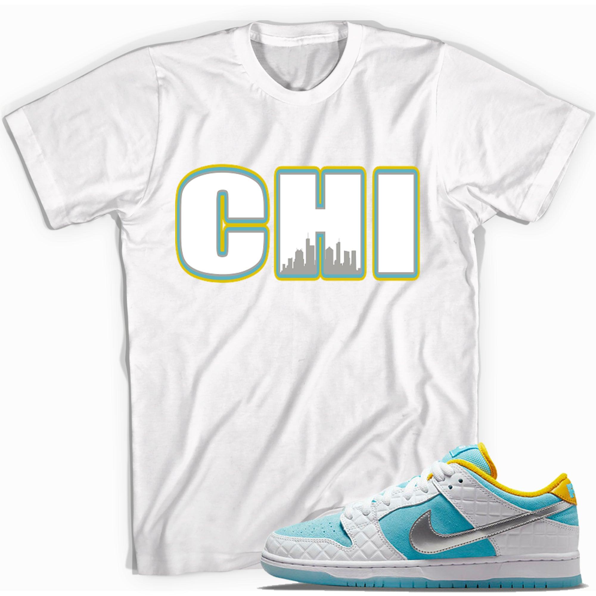 Chicago Shirt Nike SB Dunk Low Pro FTC Lagoon Pulse photo