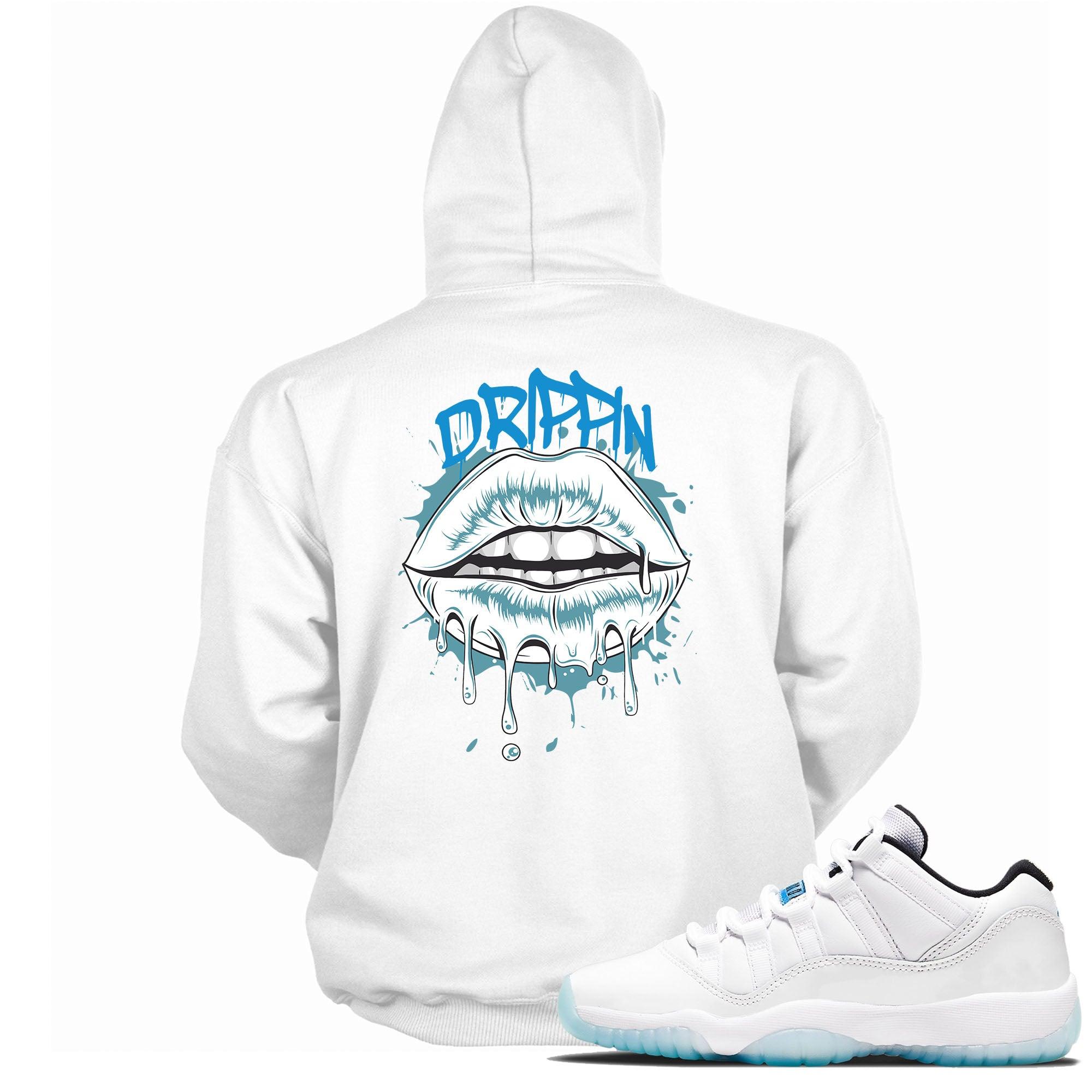 DRIPPIN Lips Hoodie AJ 11 Low Legend Blue photo