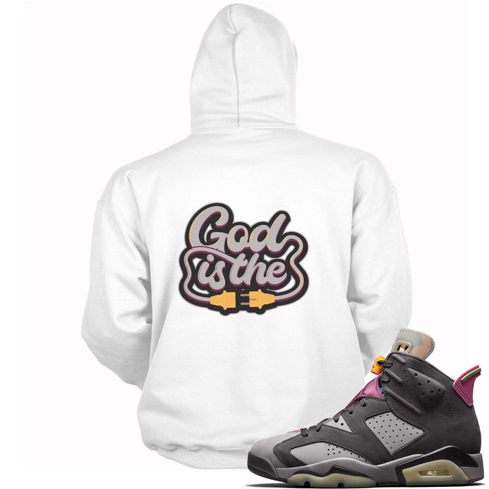 God Is Hoodie Jordan 6s Bordeaux photo