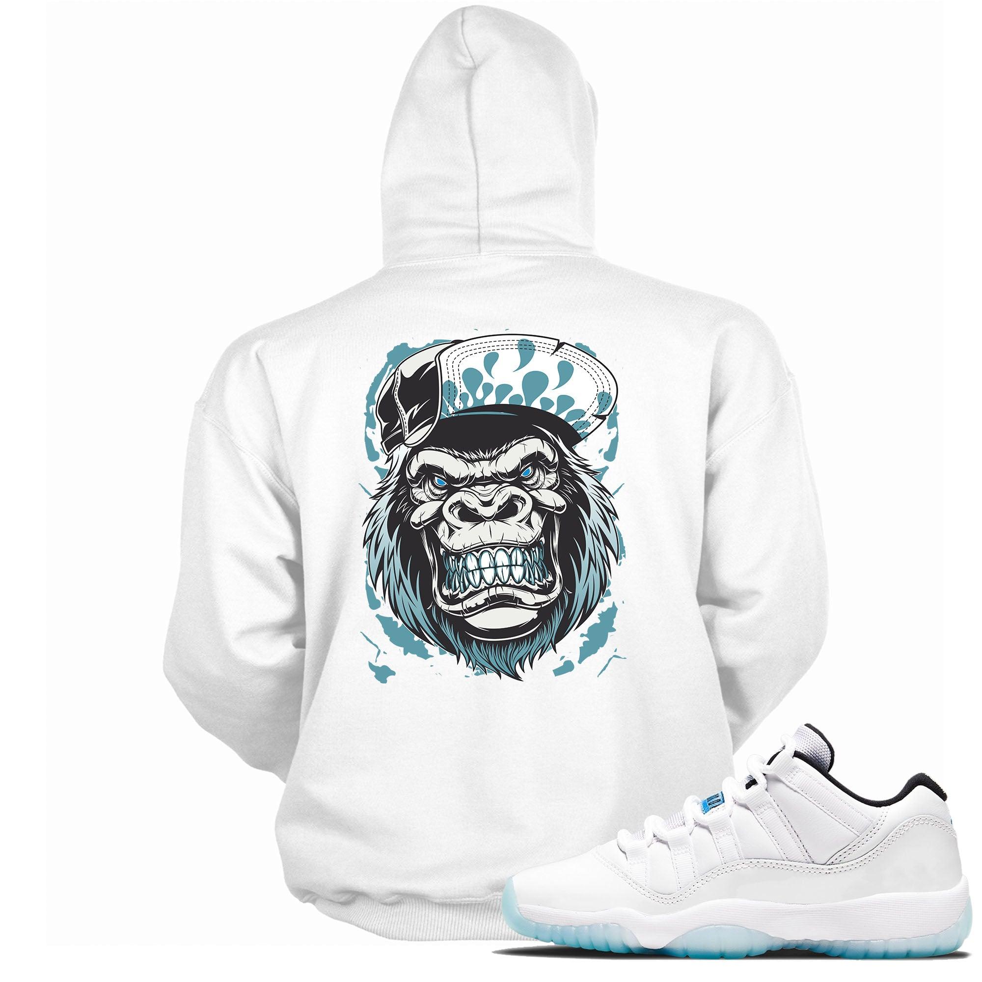 Gorilla Beast Hoodie AJ 11s Retro Low Legend Blue photo