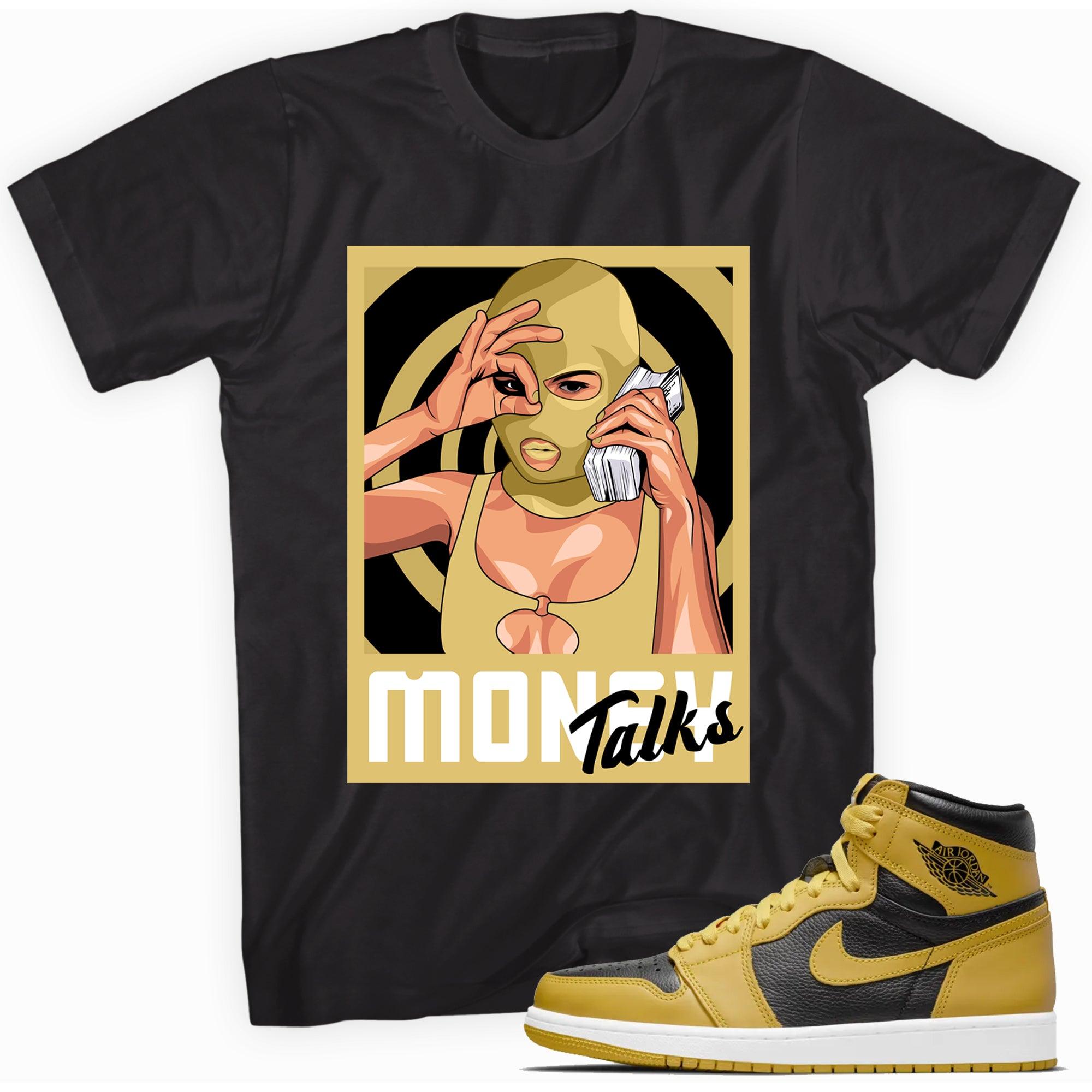 Money Talks Shirt AJ 1 Retro High Pollen photo