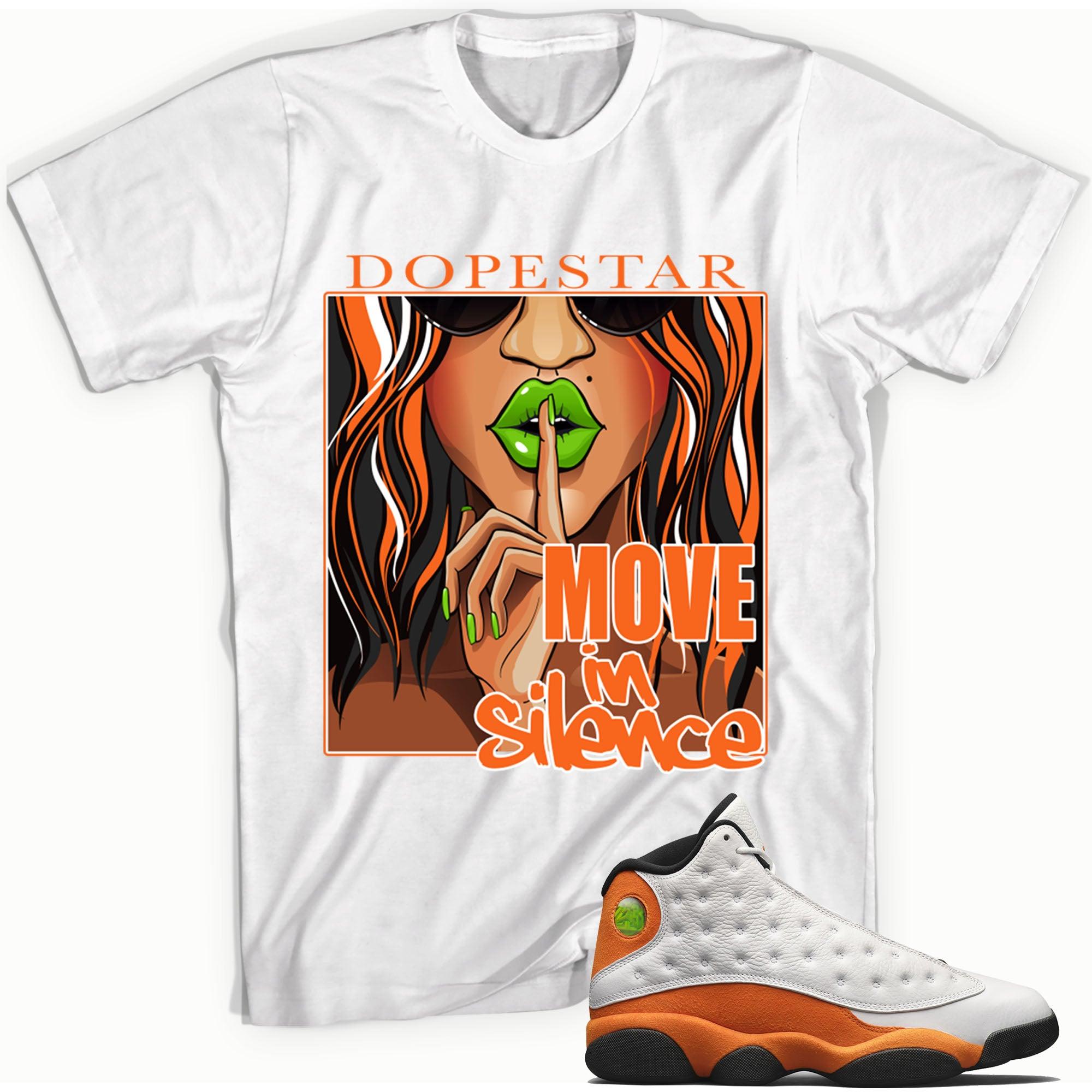 Move In Silence Sneaker Tee AJ 13 Retro Starfish photo