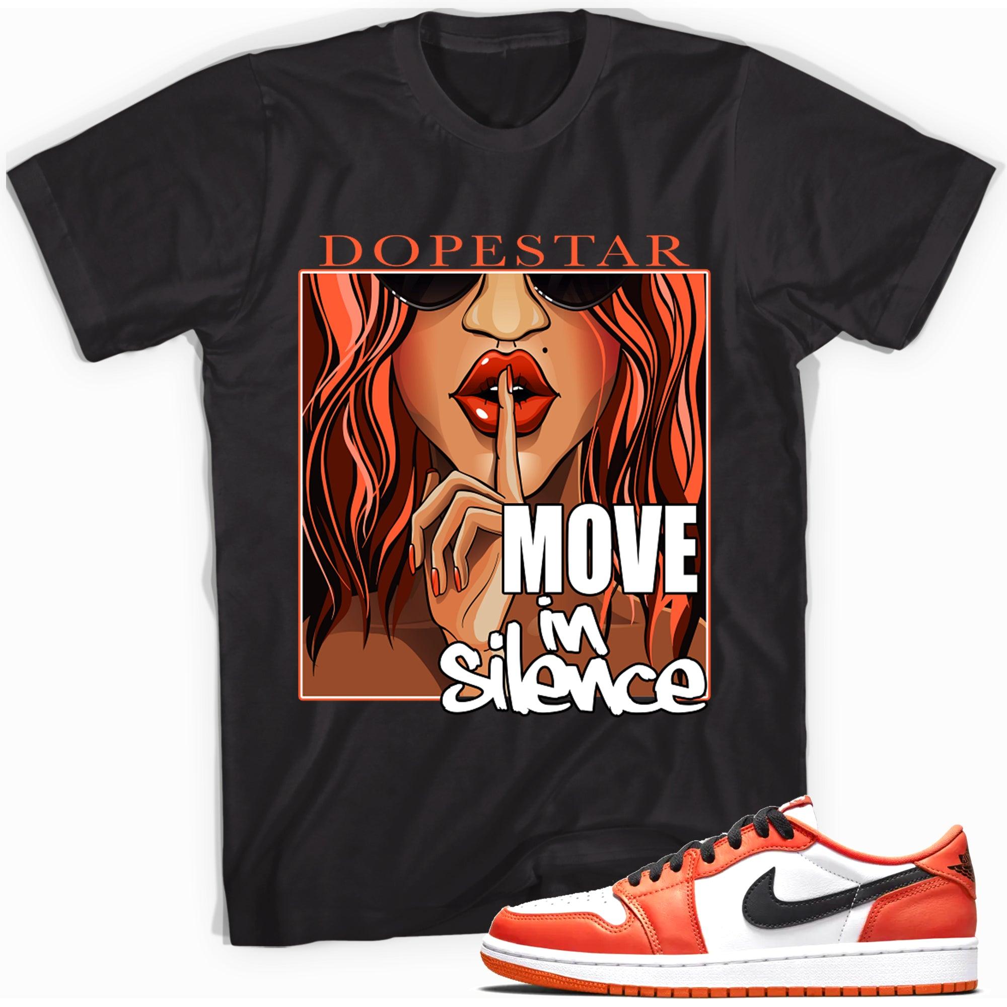 Move In Silence Sneaker Tee AJ 1 Low Starfish photo