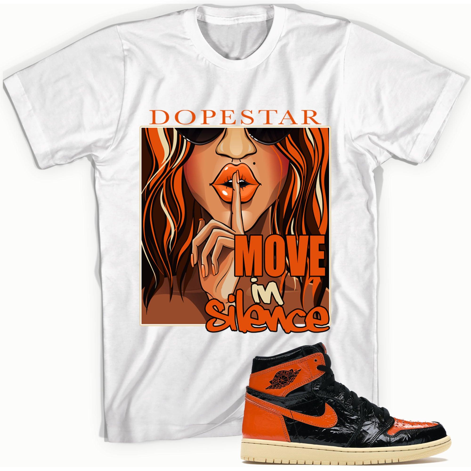 Move In Silence Sneaker Tee AJ 1 Retro High OG Shattered Backboard photo