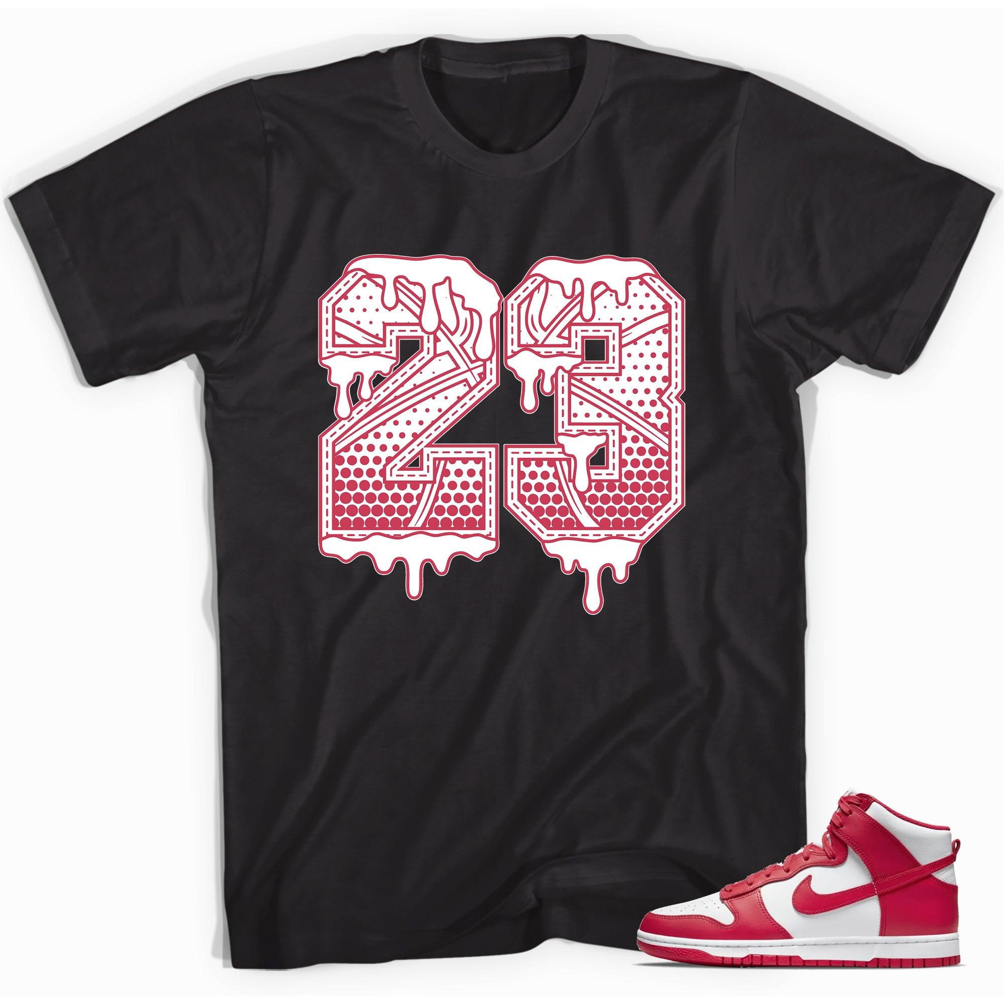 23 Ball Tee Nike Dunk High Championship White Red photo