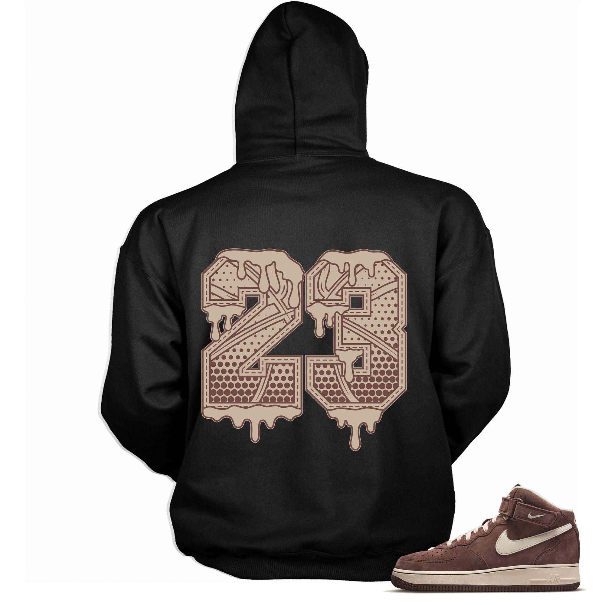 23 Ball Hoodie Nike Air Force 1 Mid QS Chocolate photo