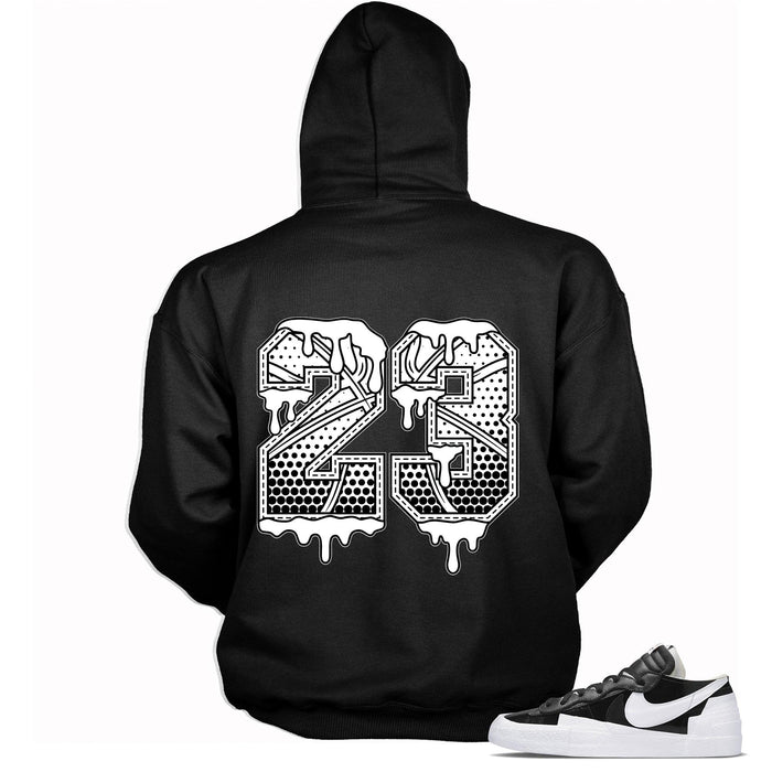 23 Ball Hoodie Nike Blazer Low Sacai Black Patent Leather photo
