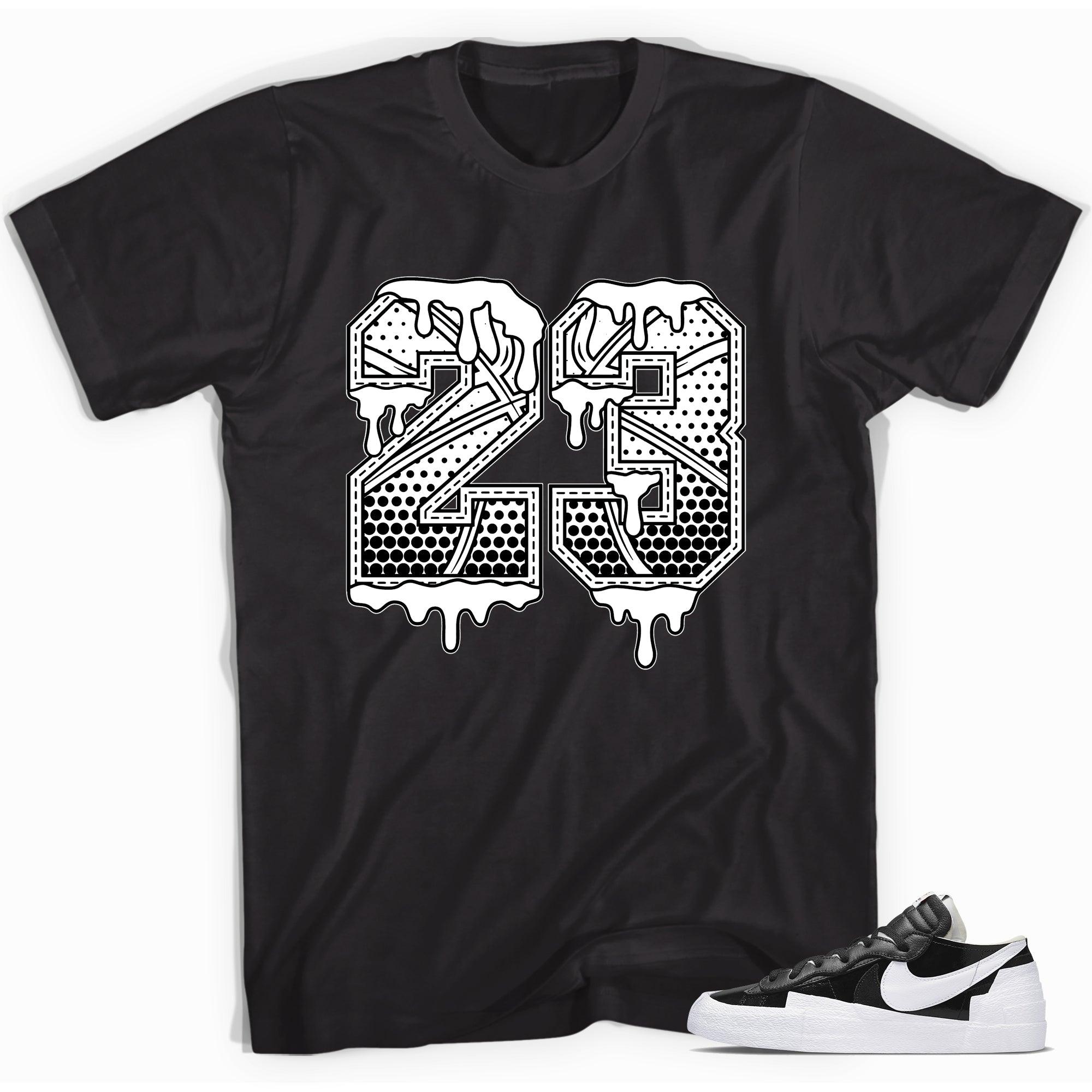 23 Ball Shirt Nike Blazer Low Sacai Black Patent Leather photo