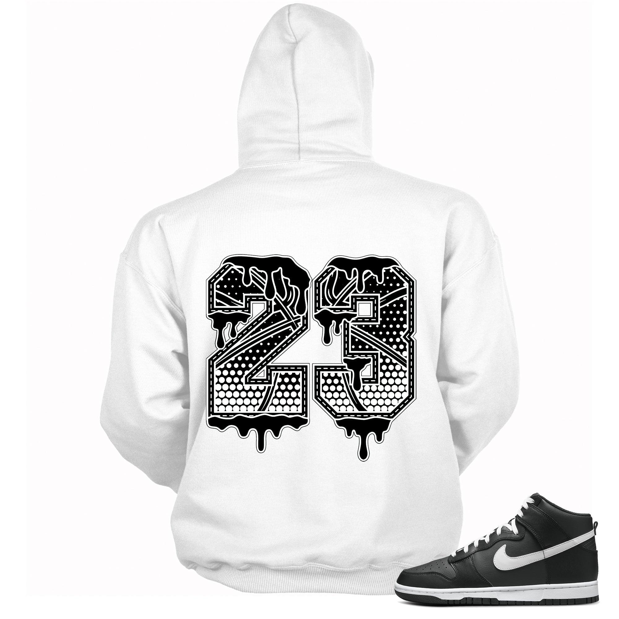 23 Ball Hoodie Nike Dunk High Anthracite White photo