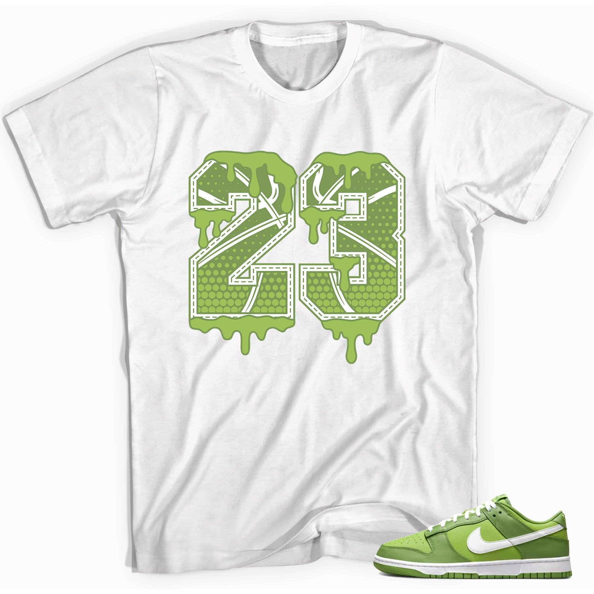 Number 23 Ball Shirt Nike Dunk Low Chlorophyll photo