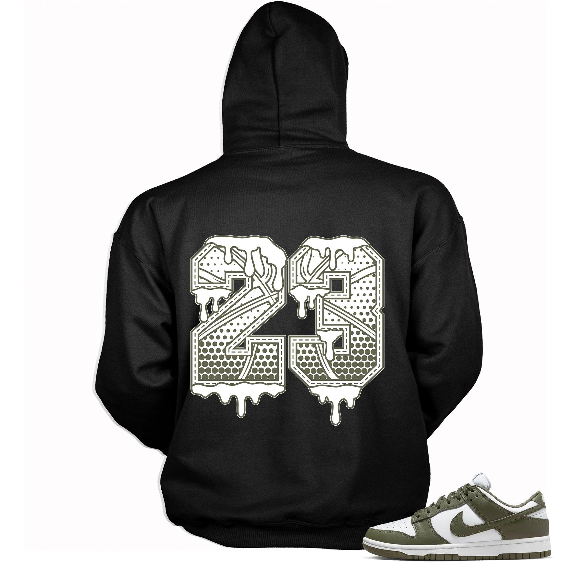 23 Ball Hoodie Nike Dunk Low Medium Olive photo