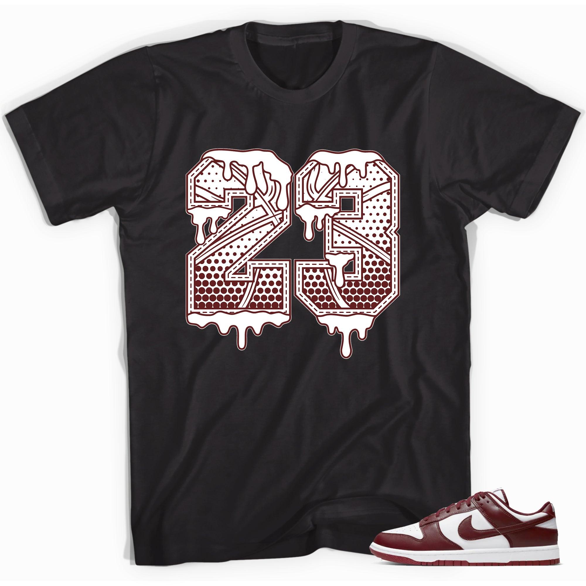 23 Ball Shirt Nike Dunk Low Team Red photo