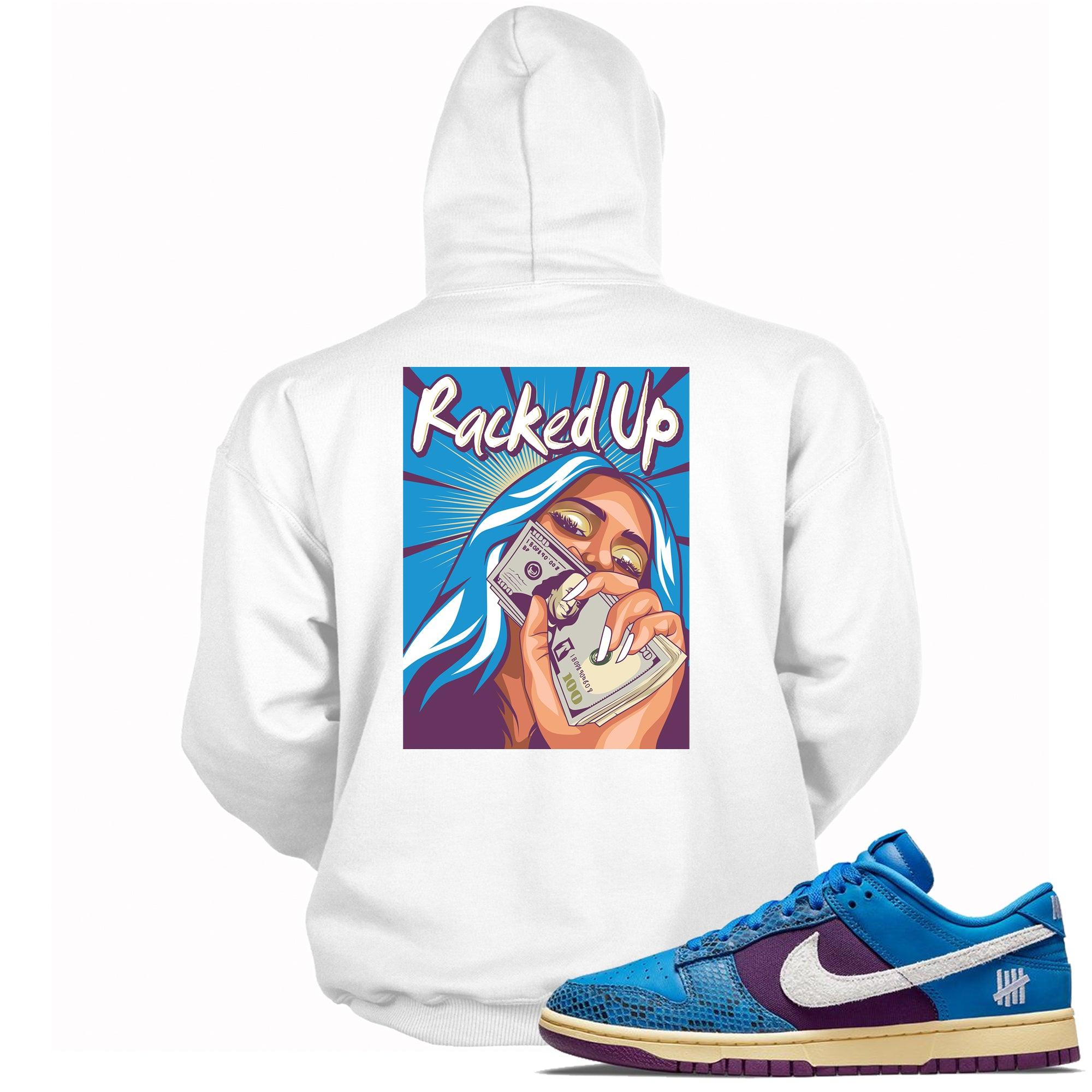 Racked Up Hoodie Nike Dunk Low Undefeated 5 On It Dunk vs AF1 photo