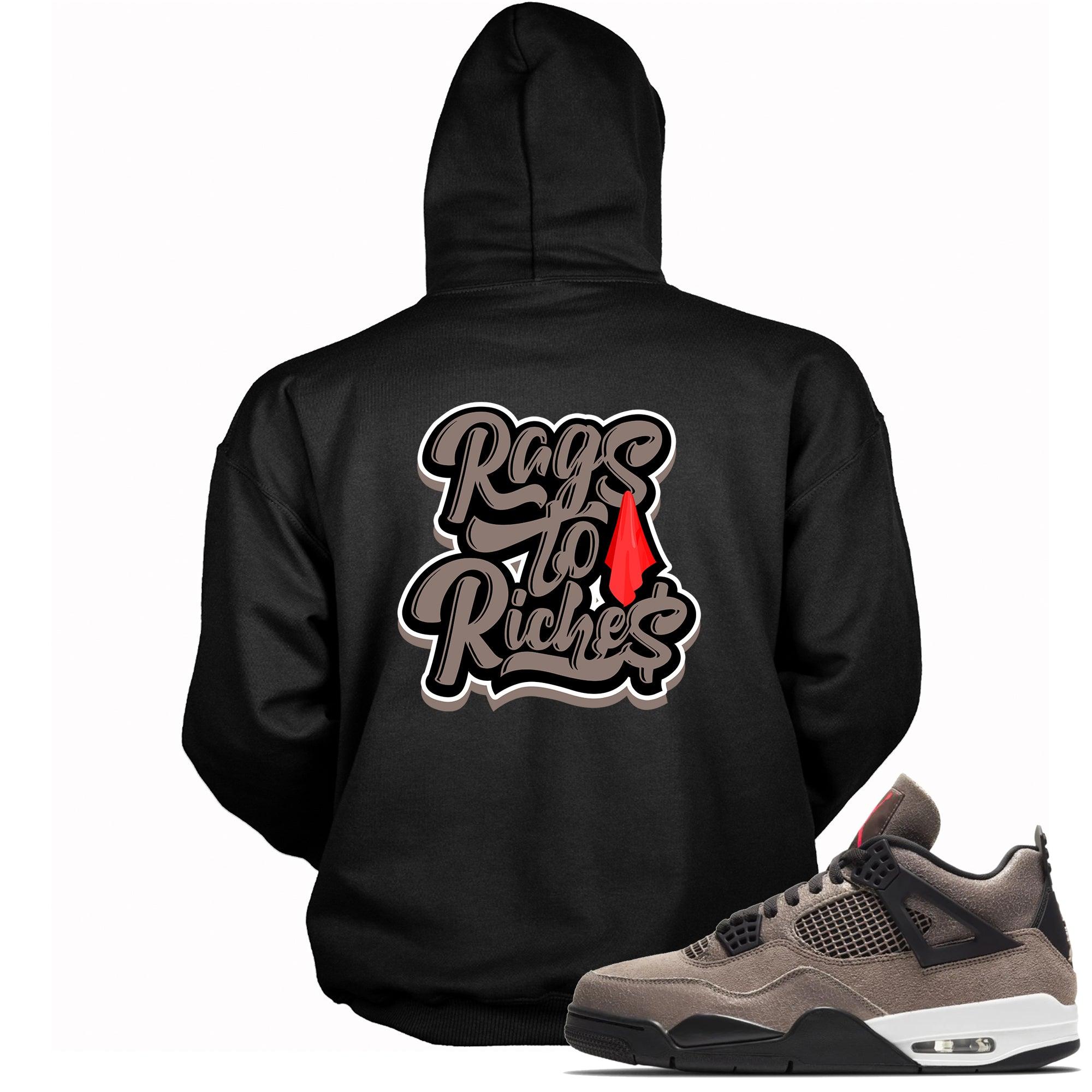 Rags To Riches Hoodie AJ 4 Taupe Haze photo