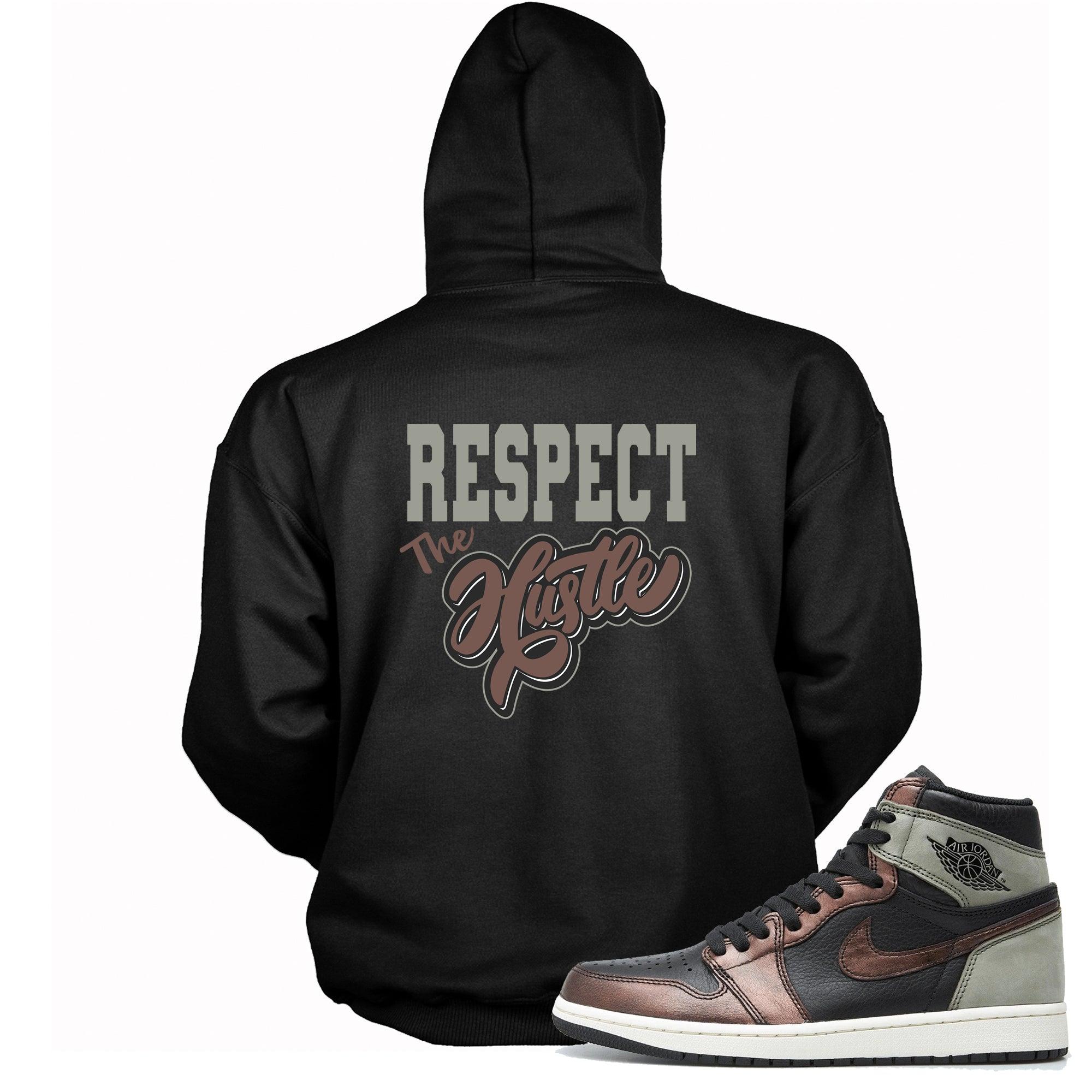 Respect The Hustle Hoodie AJ 1s Patina photo