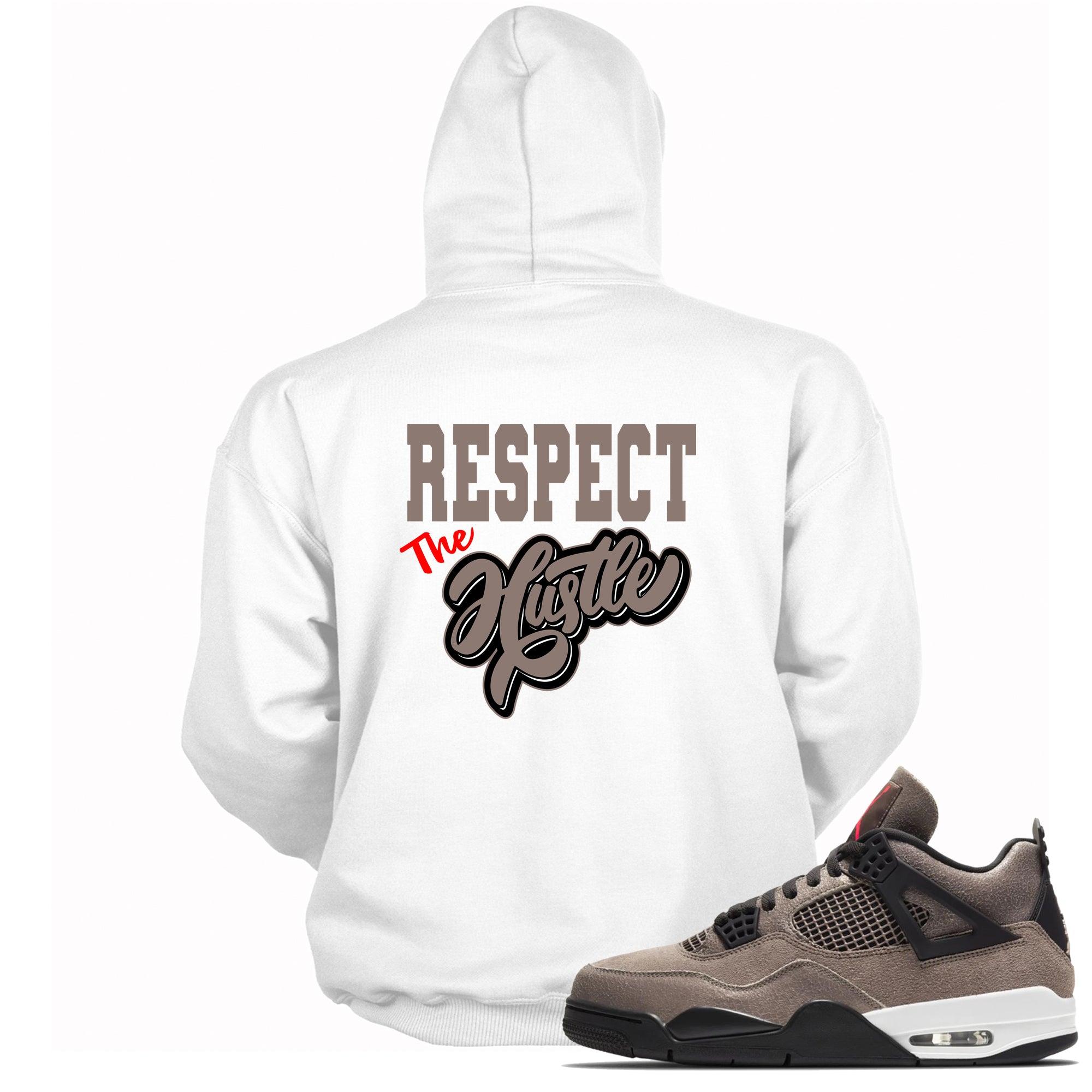 Respect The Hustle Hoodie AJ 4 Taupe Haze photo