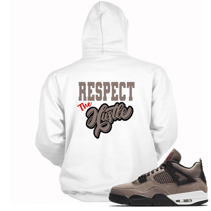 Respect The Hustle Hoodie AJ 4 Taupe Haze photo