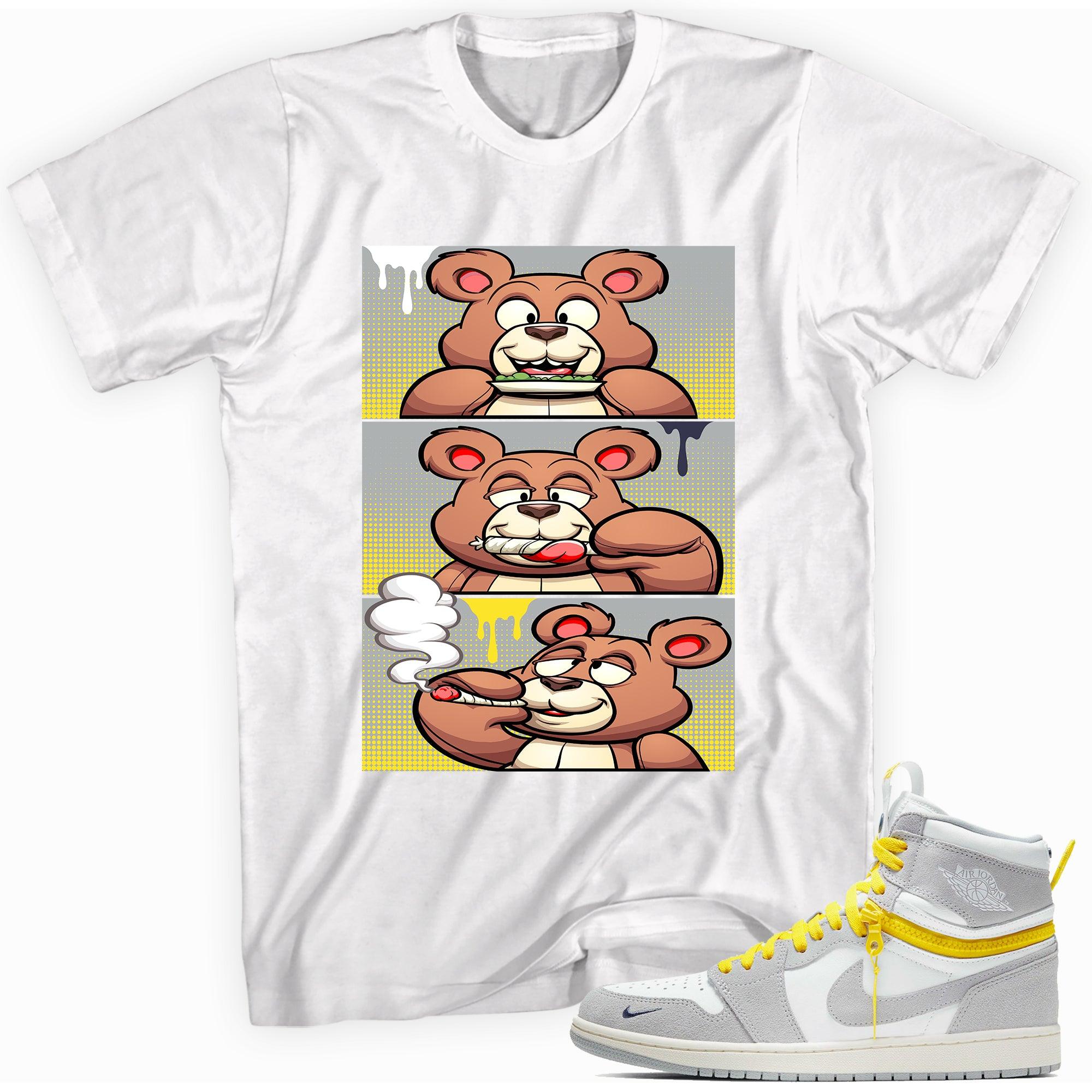 Roll It Shirt AJ 1 Switch Light Smoke Grey Yellow photo