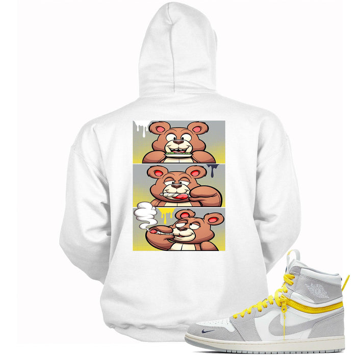 Roll It Hoodie AJ 1 Switch Light Smoke Grey Yellow photo