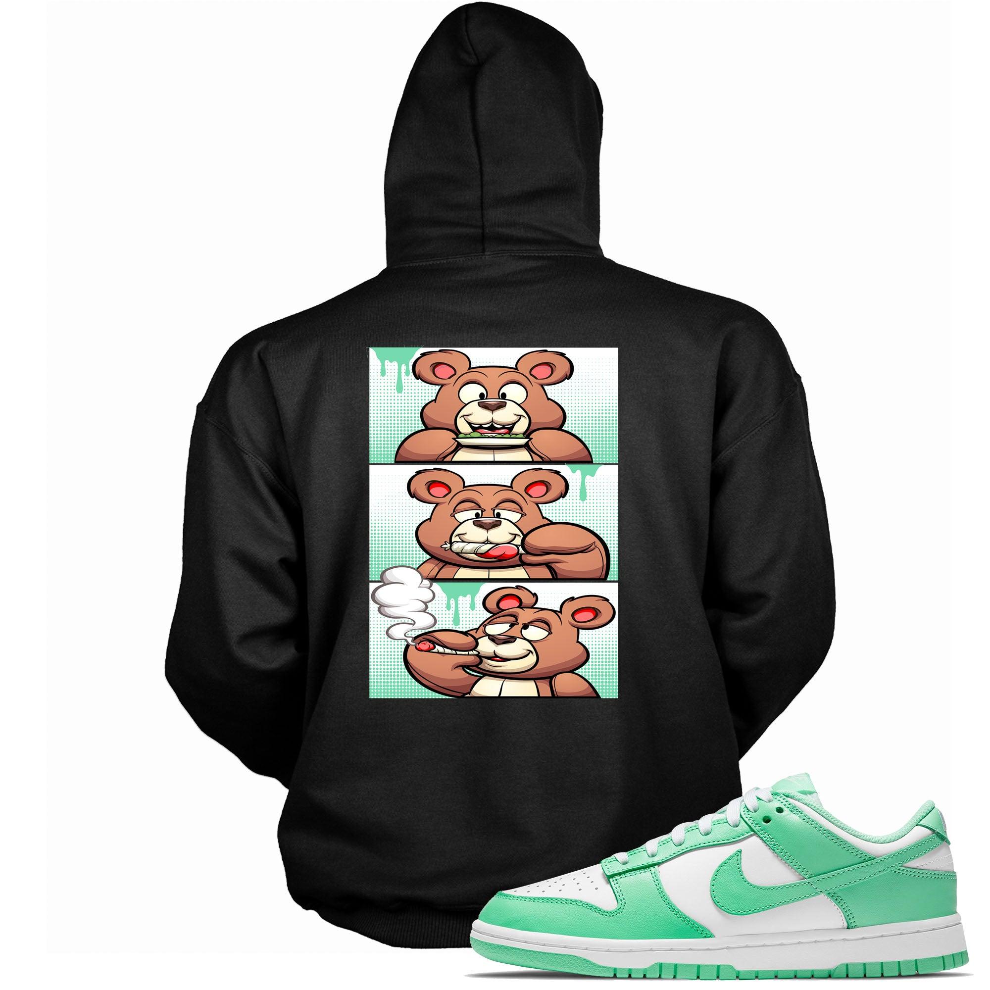 Roll It Hooded Sneaker Sweatshirt Nike Dunk Low Green Glow photo
