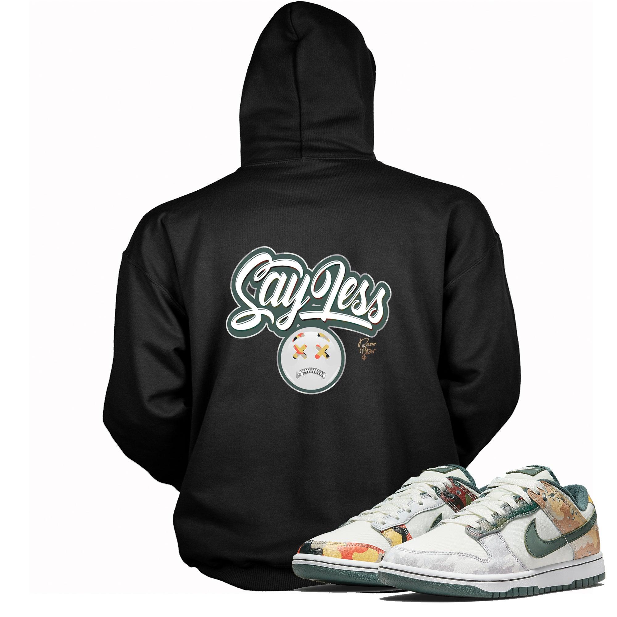 Say Less Sweatshirt Nike Dunk Low Sail Multi Camo photo