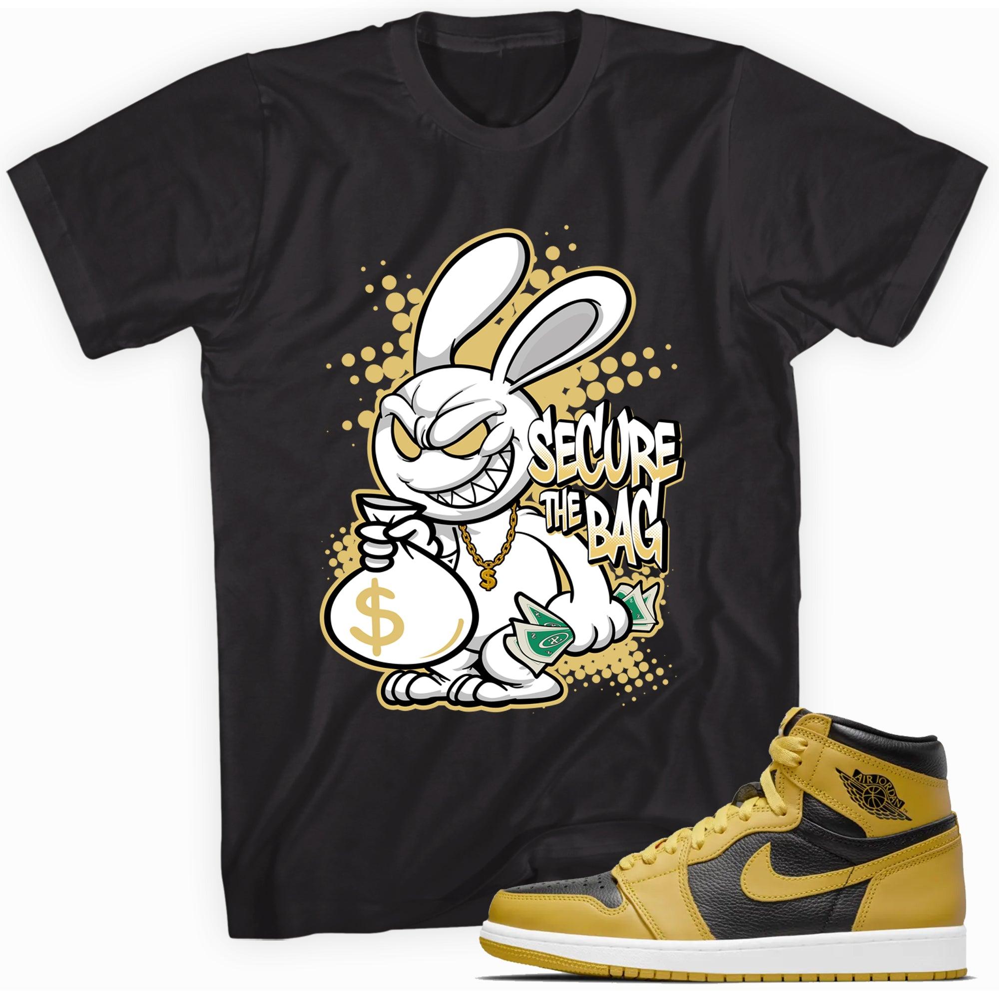 Black Secure The Bag Shirt AJ 1 Retro High Pollen photo