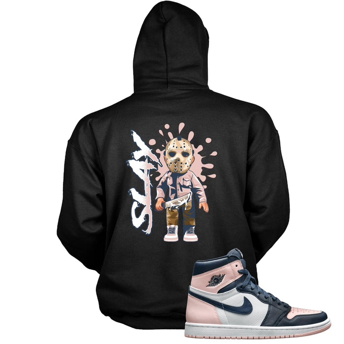 Black Slay Hoodie AJ 1 Retro High OG Atmosphere photo 