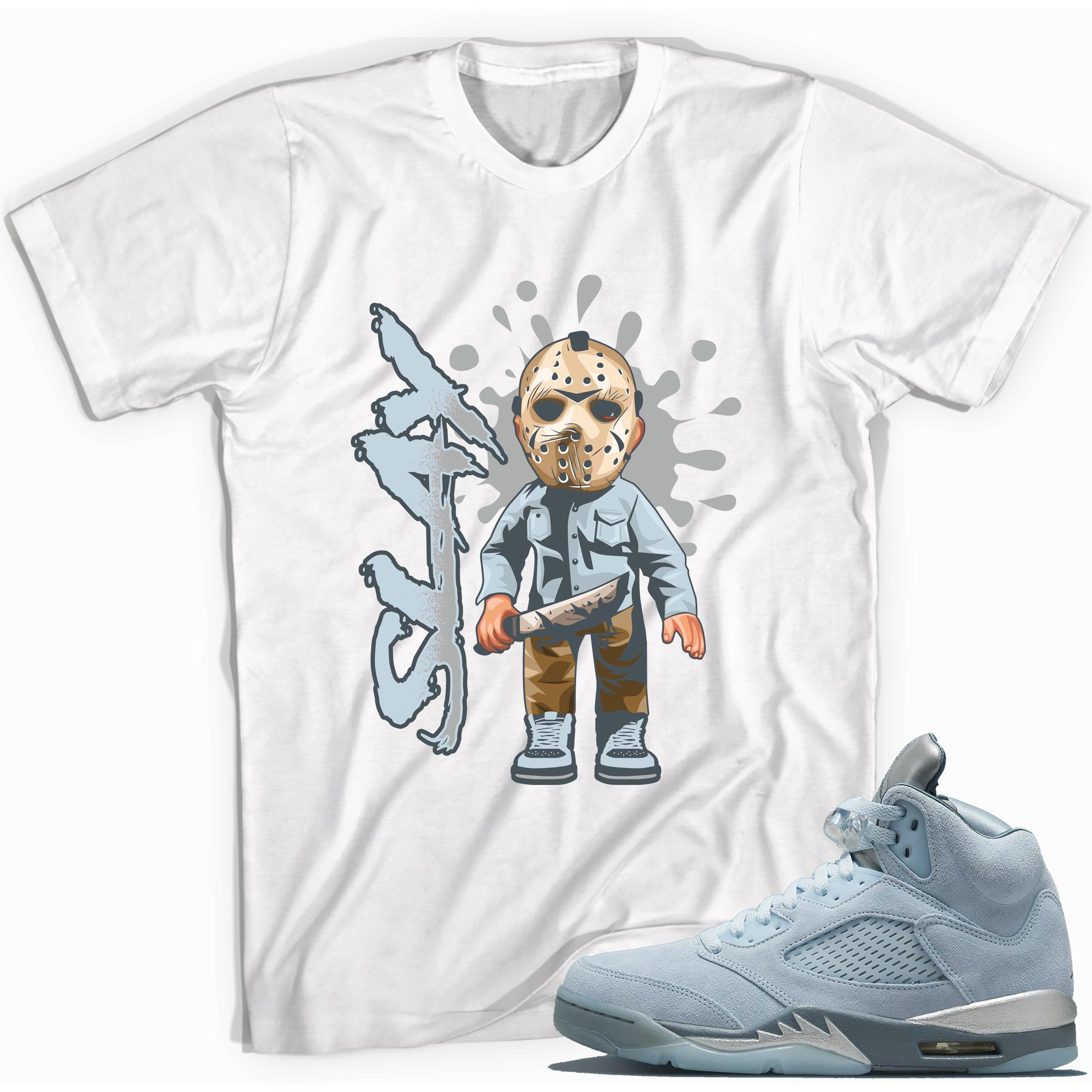 Slay Shirt AJ 5 Blue Bird photo
