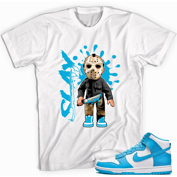 Slay Shirt Nike Dunk High Retro Laser Blue photo
