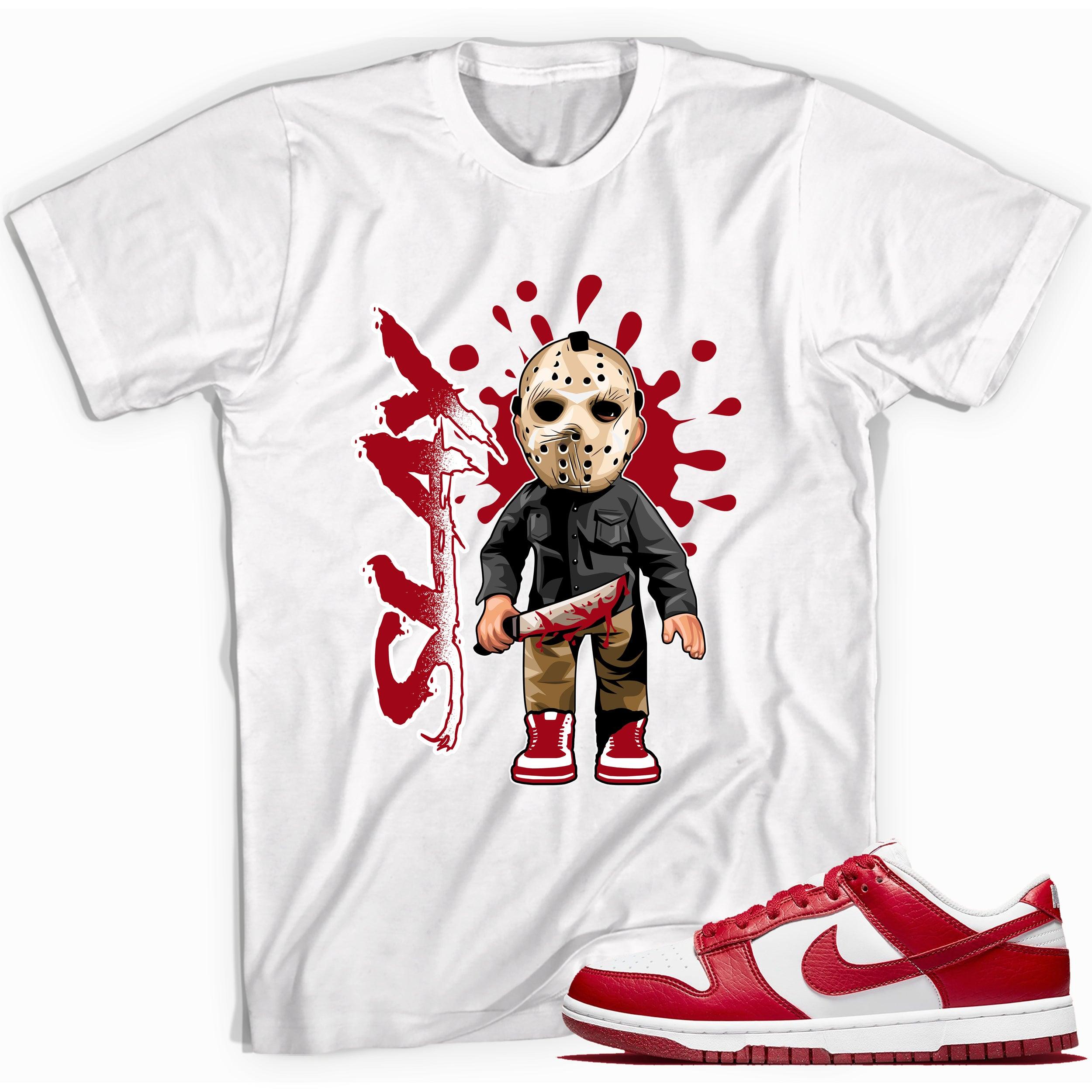 Slay Shirt Nike Dunk Low Next Nature White Gym Red photo